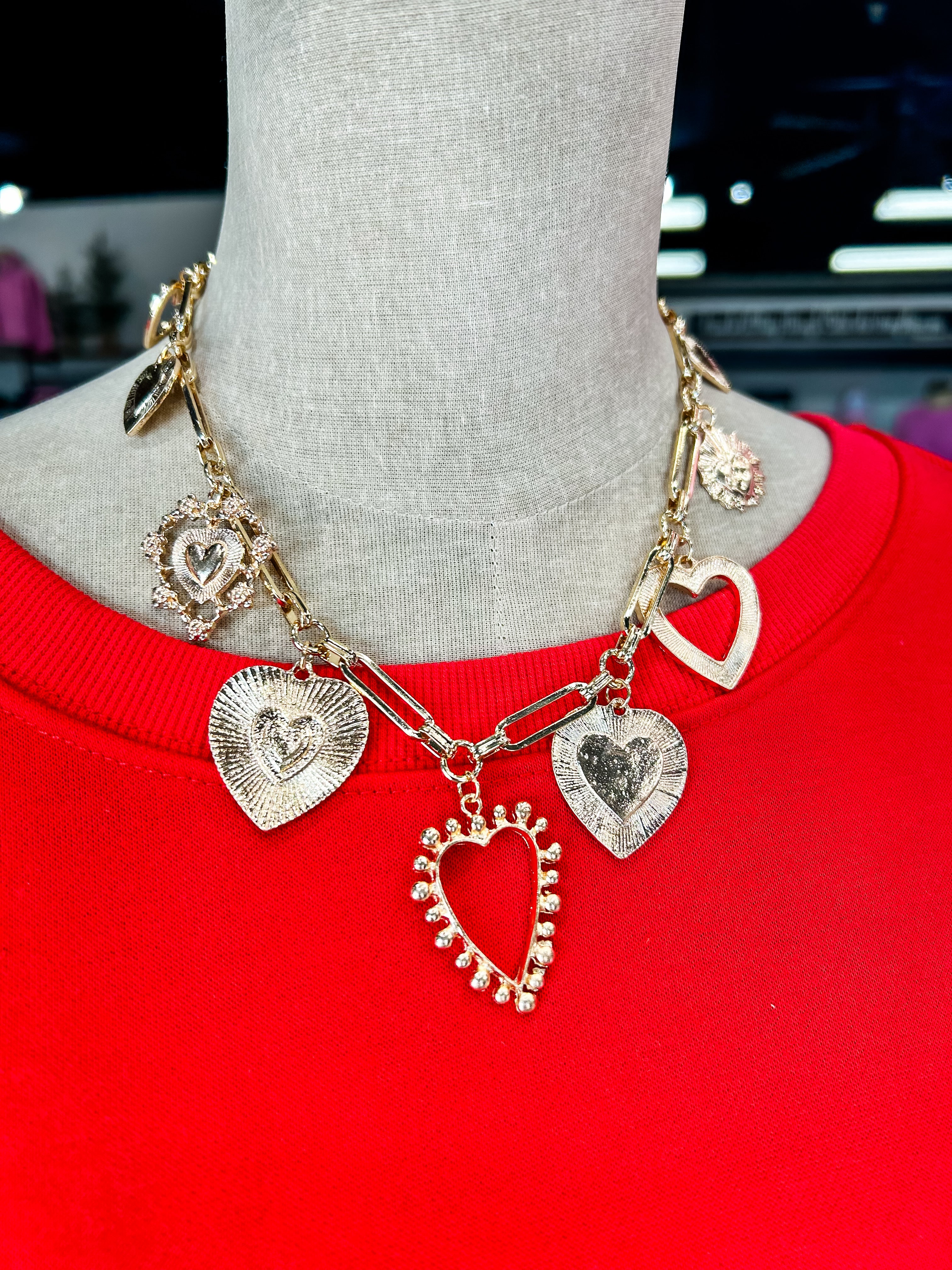 All My Heart Chunky Chain Necklace