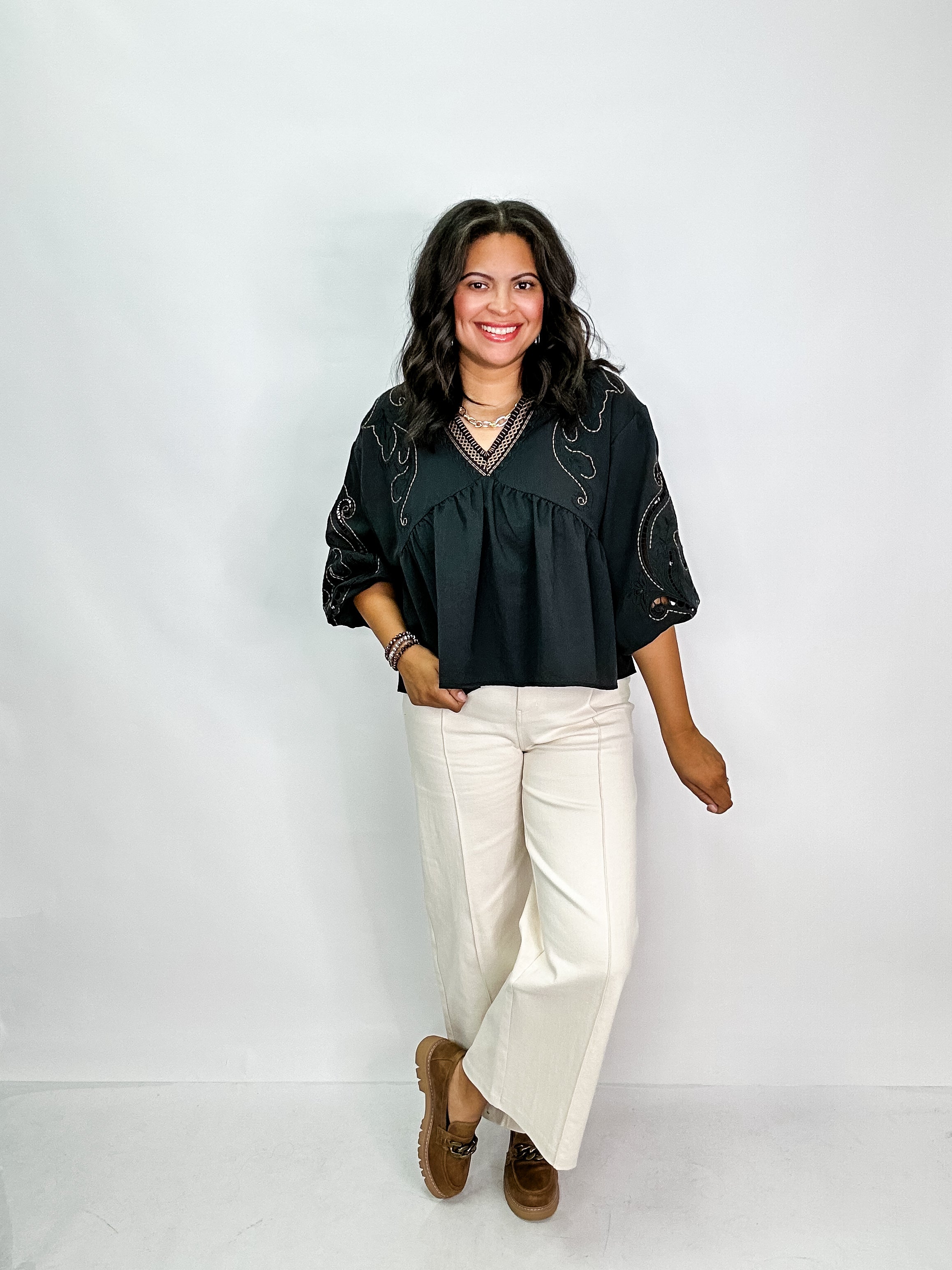 Ember Babydoll Blouse