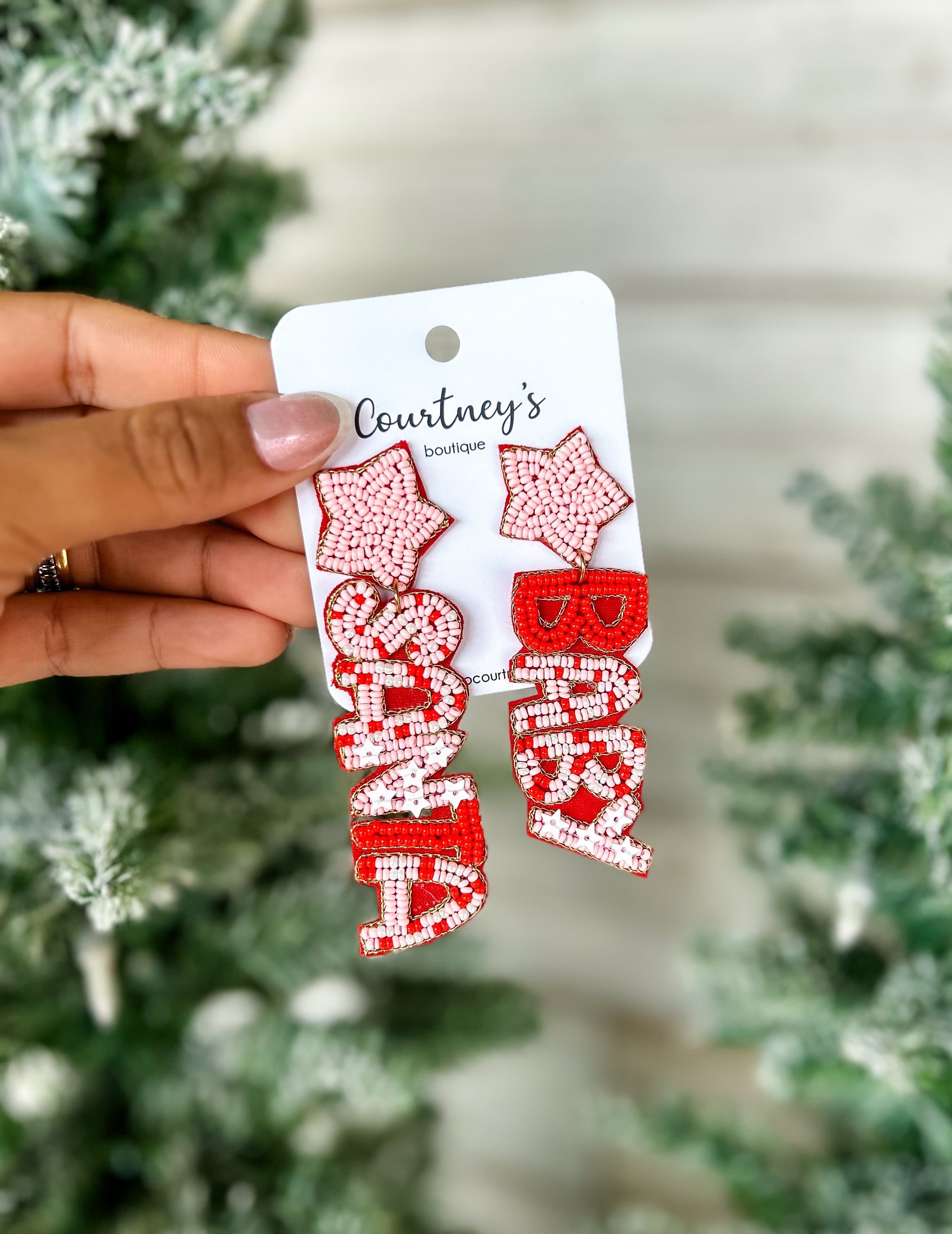 Santa Baby Beaded Earrings