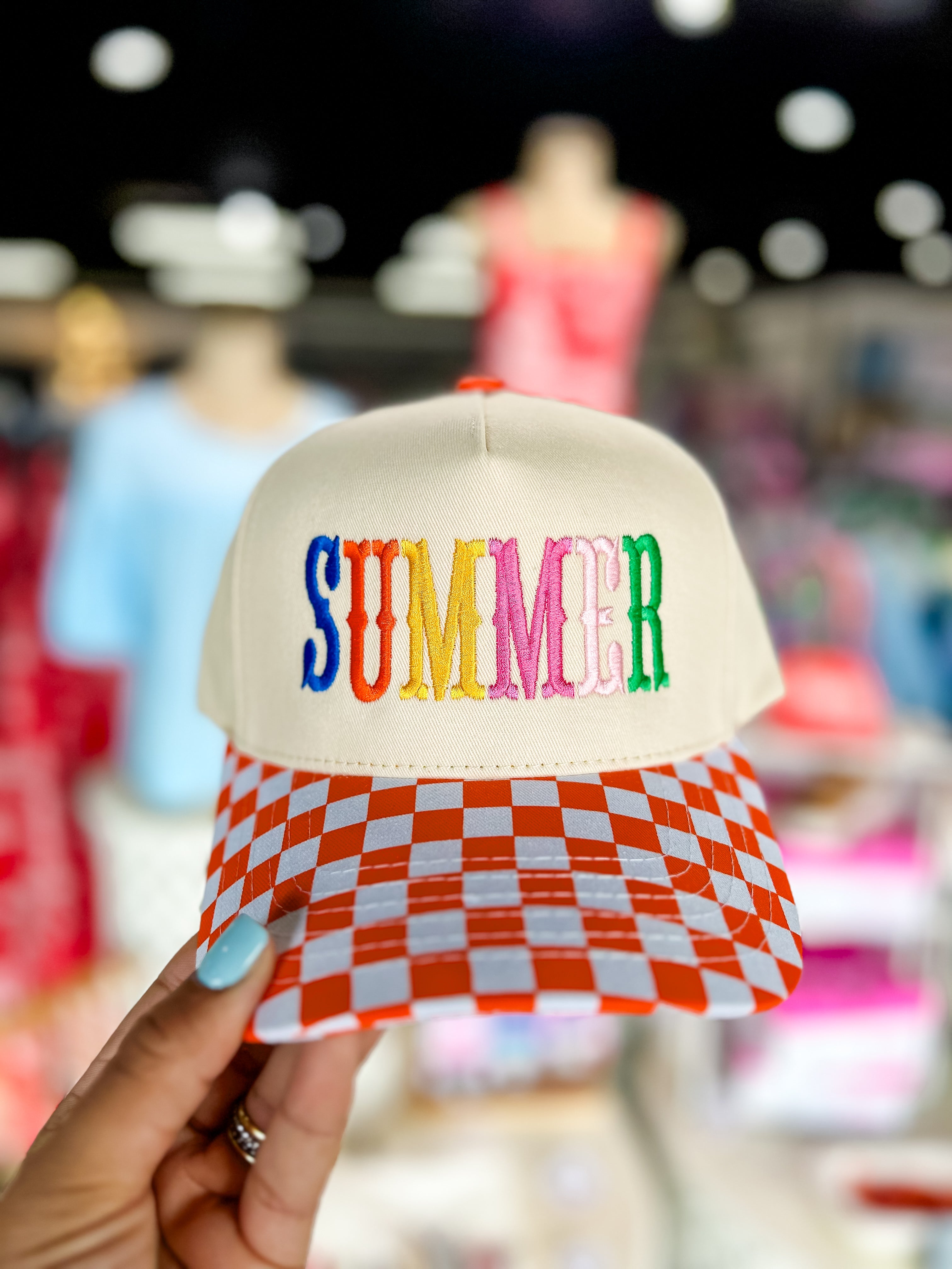 “Summer” Embroidered Trucker Hat