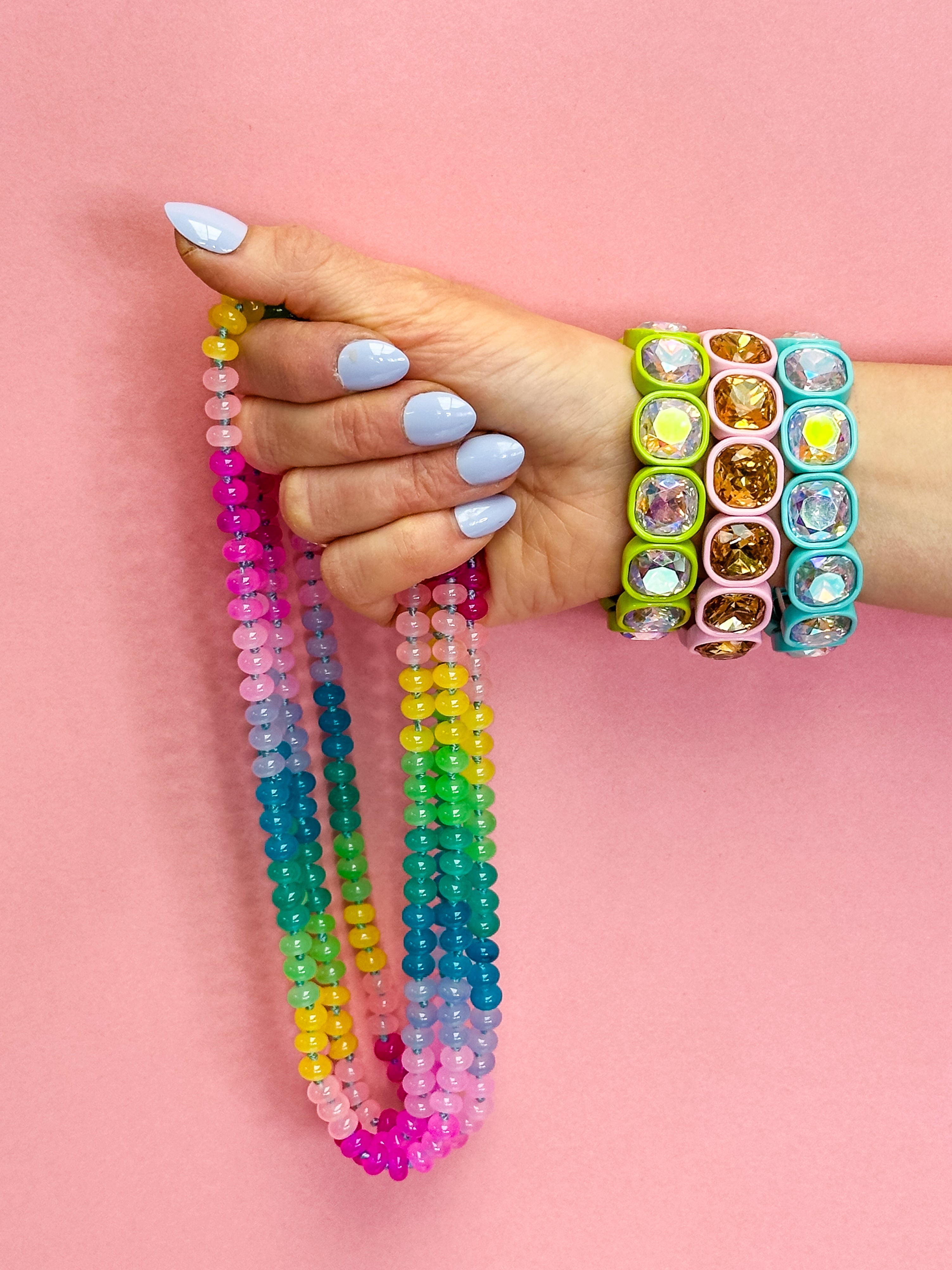 Color Pop Beaded Necklace