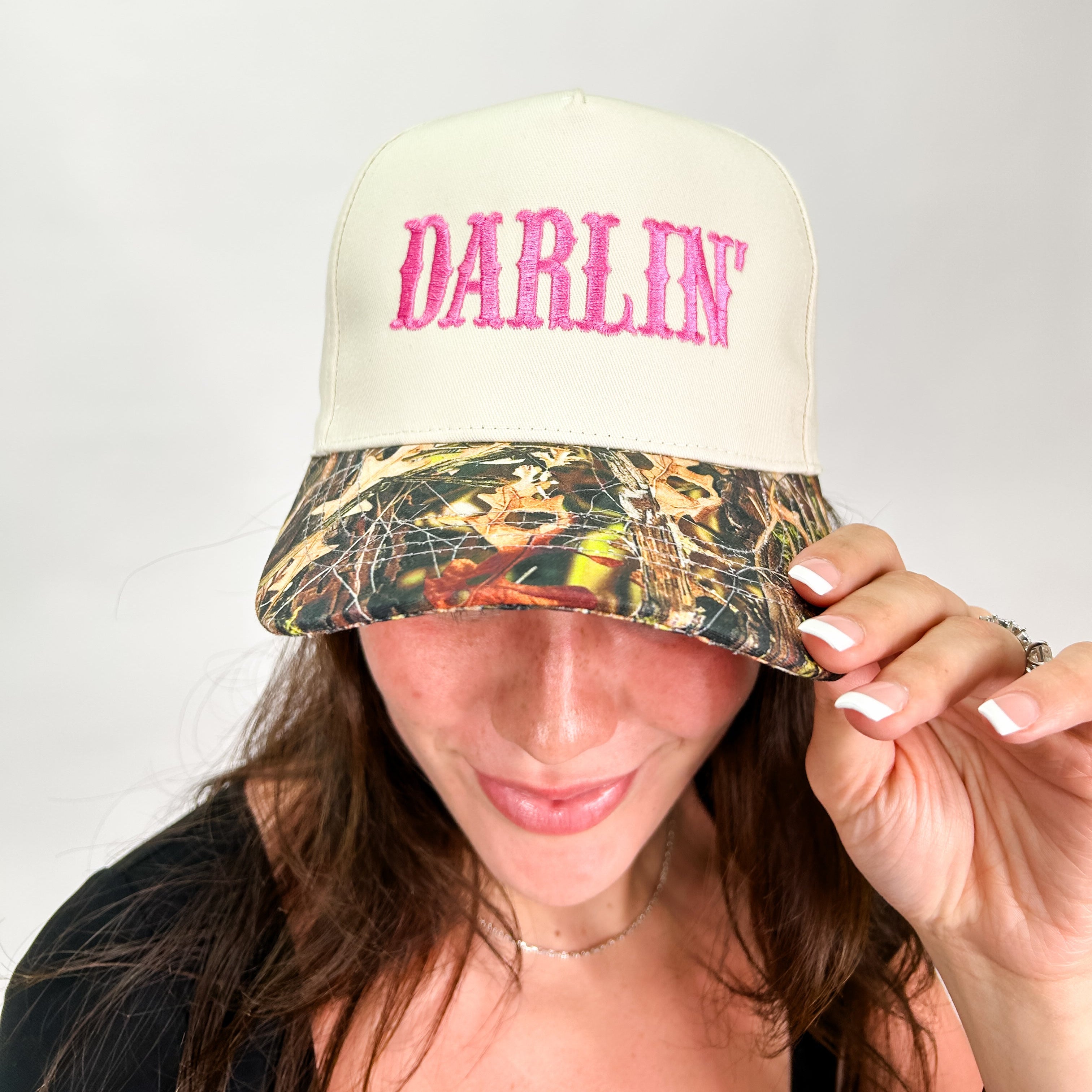 'Darlin' Embroidered Trucker Hat