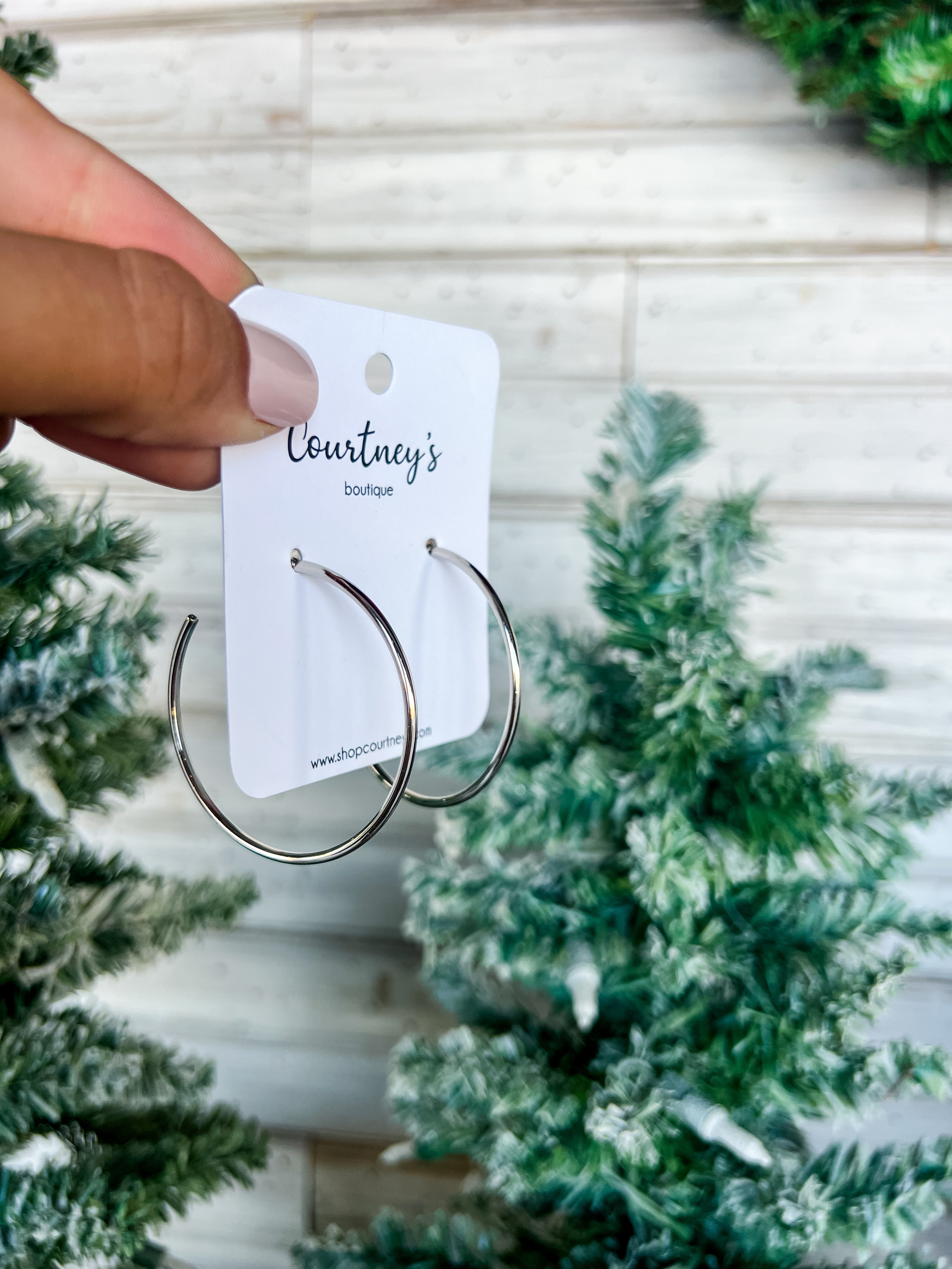 Timeless Hoops - Silver