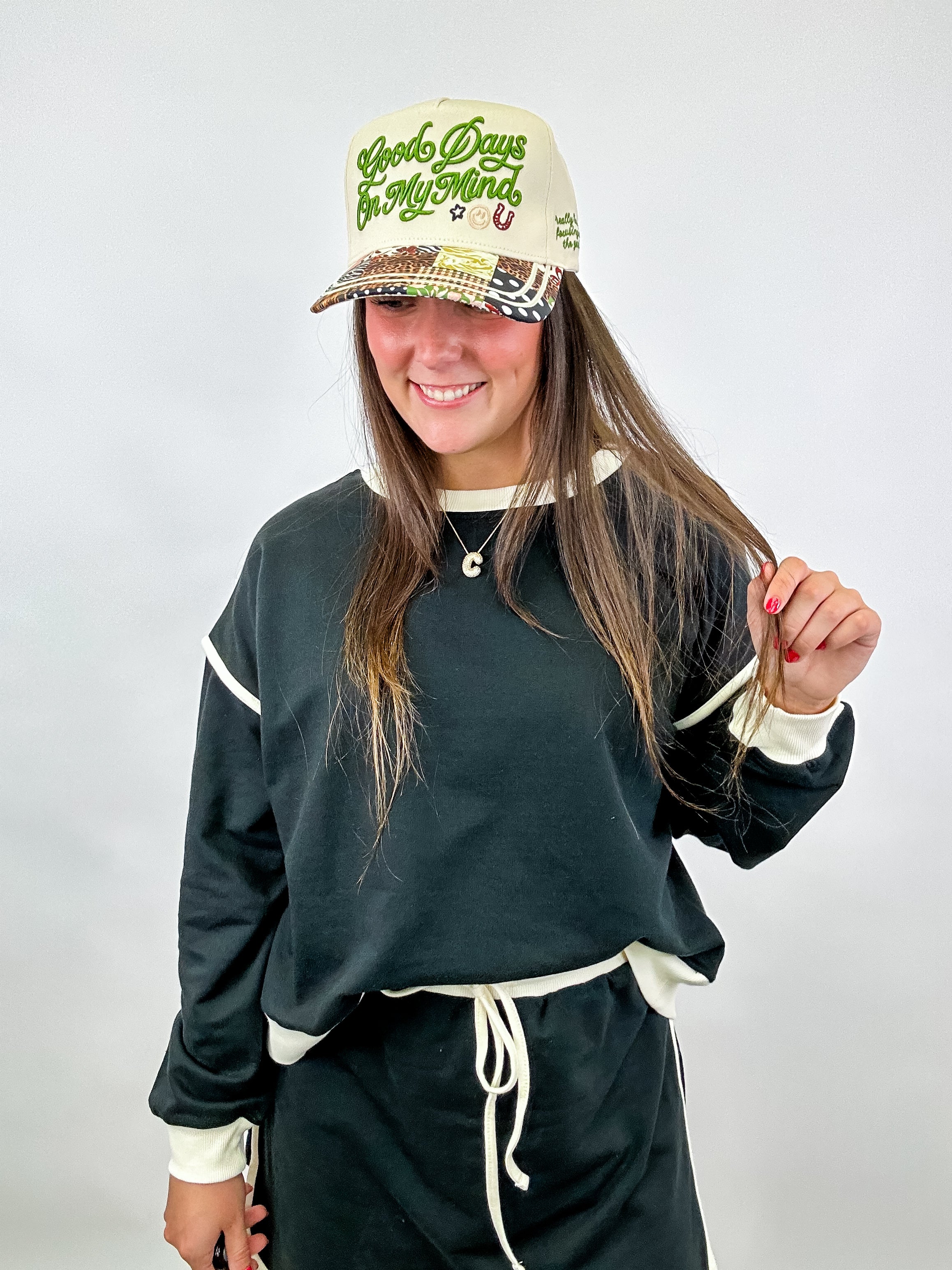 'Good Days' Embroidered Trucker Hat