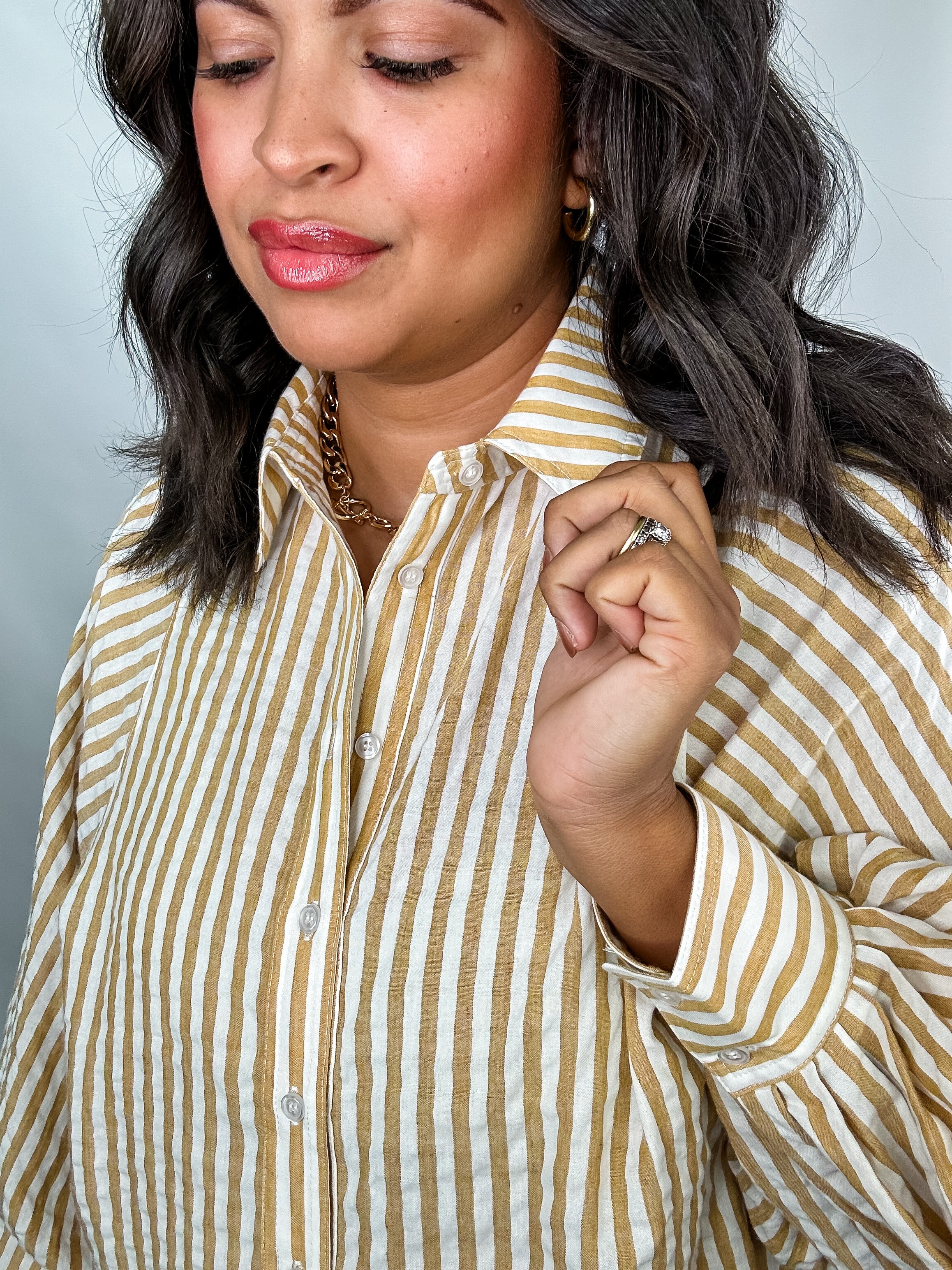 Marigold Button Down