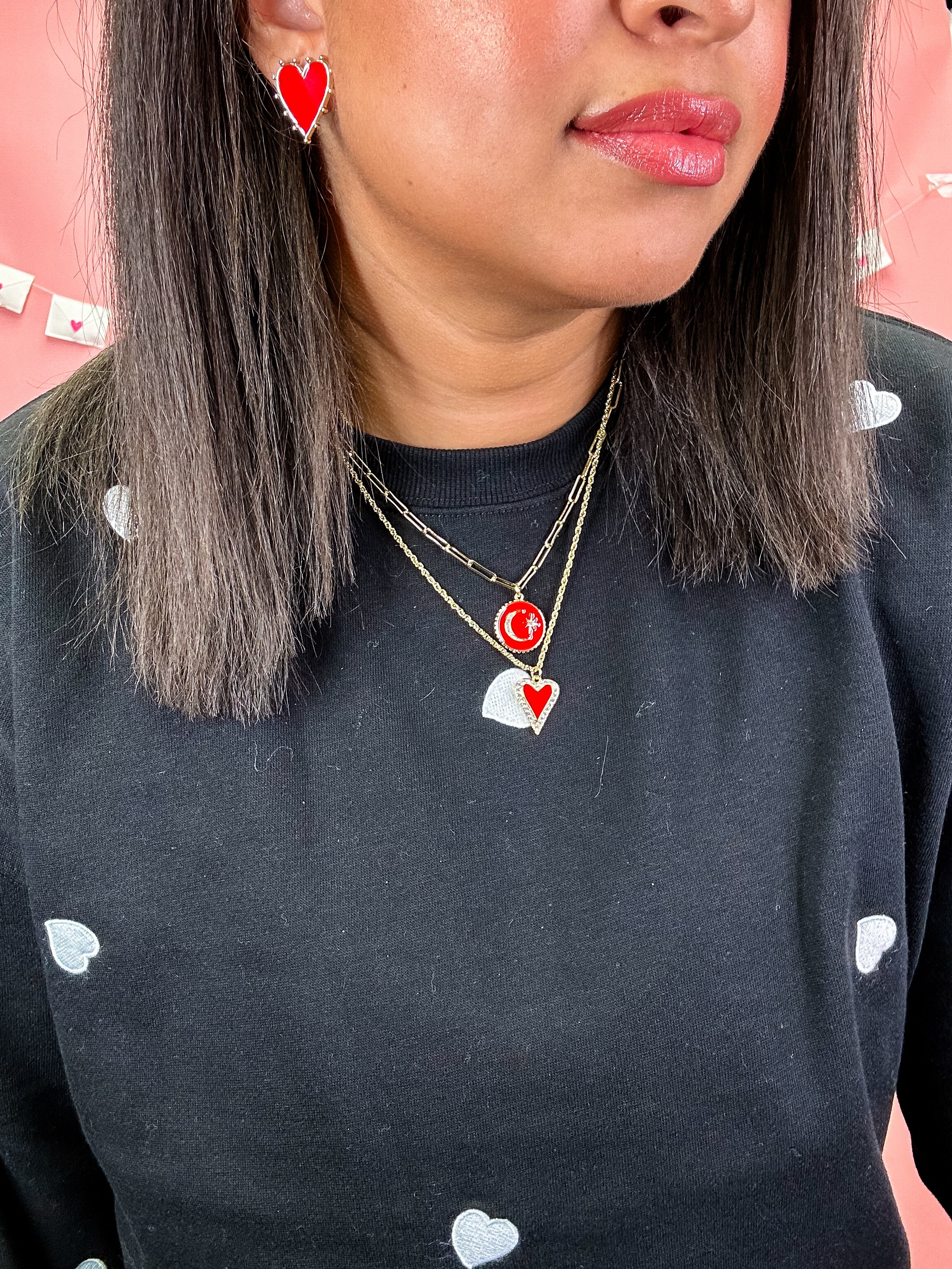 Love You To The Moon Layered Necklace