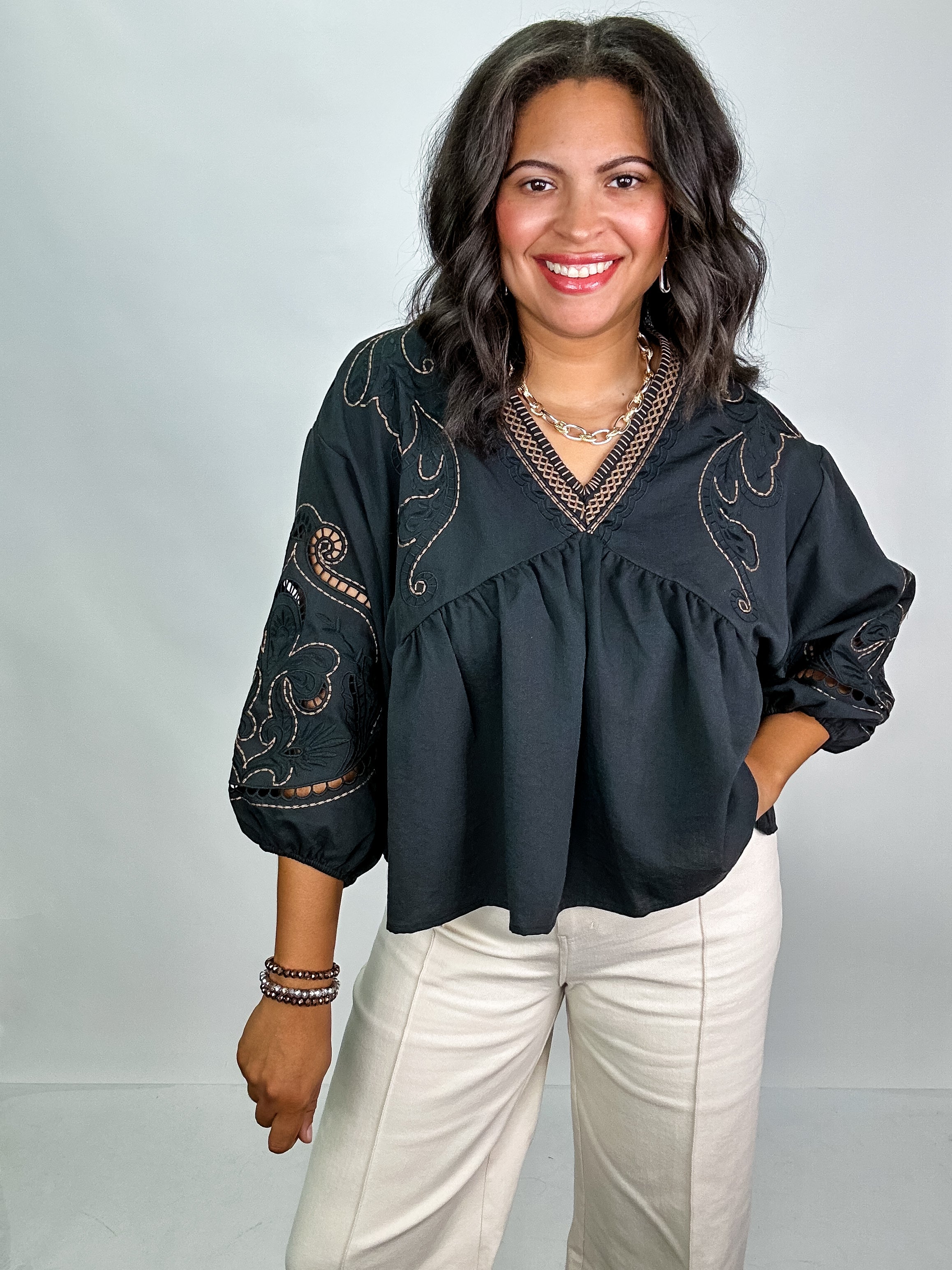 Ember Babydoll Blouse