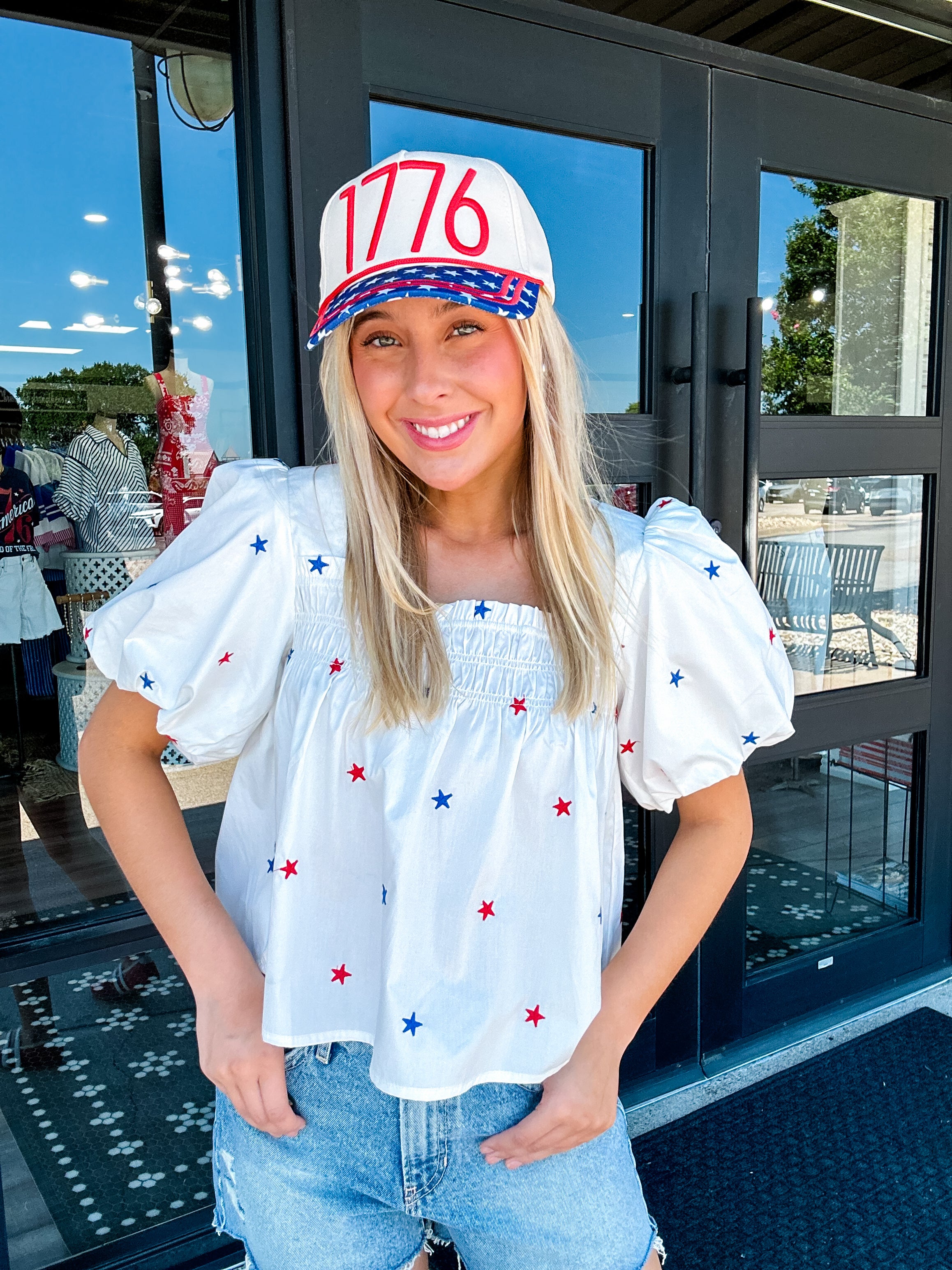 “1776” Embroidered Trucker Hat
