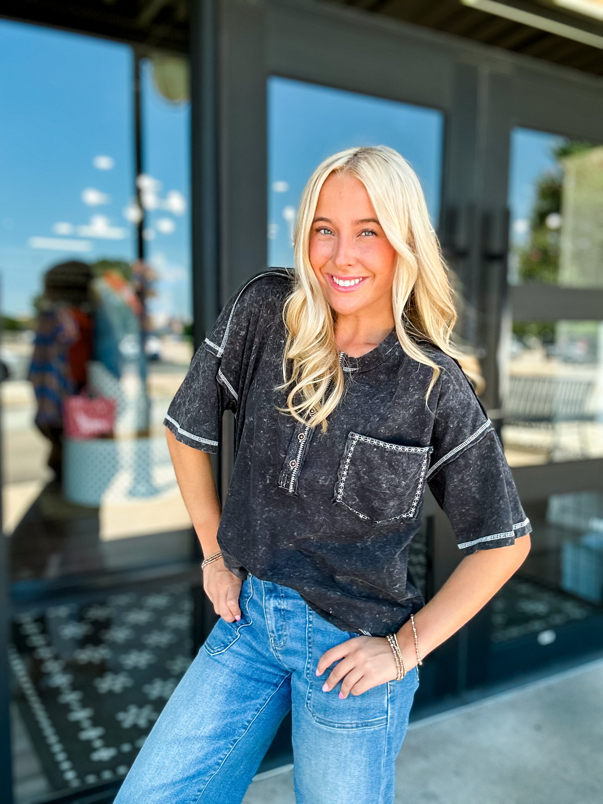Canyon Stitch Top
