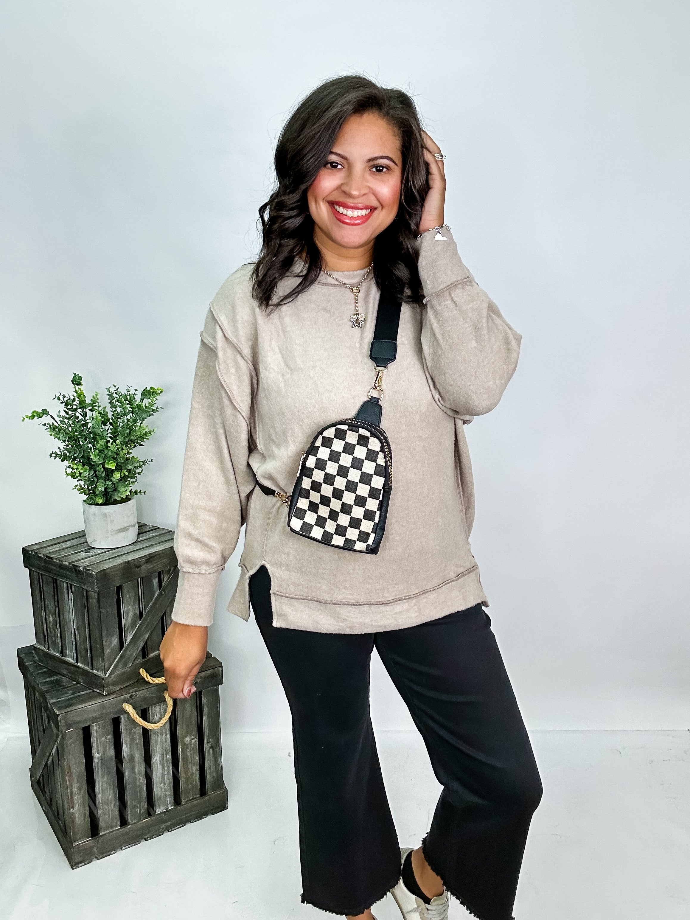 Harper Split Hem Pullover