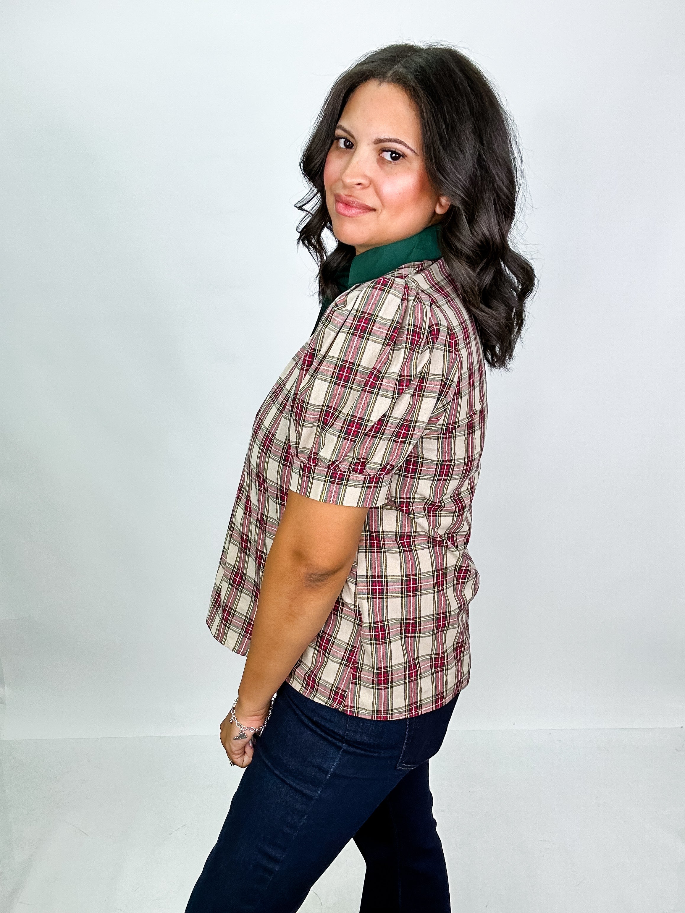 Pinecrest Plaid Top