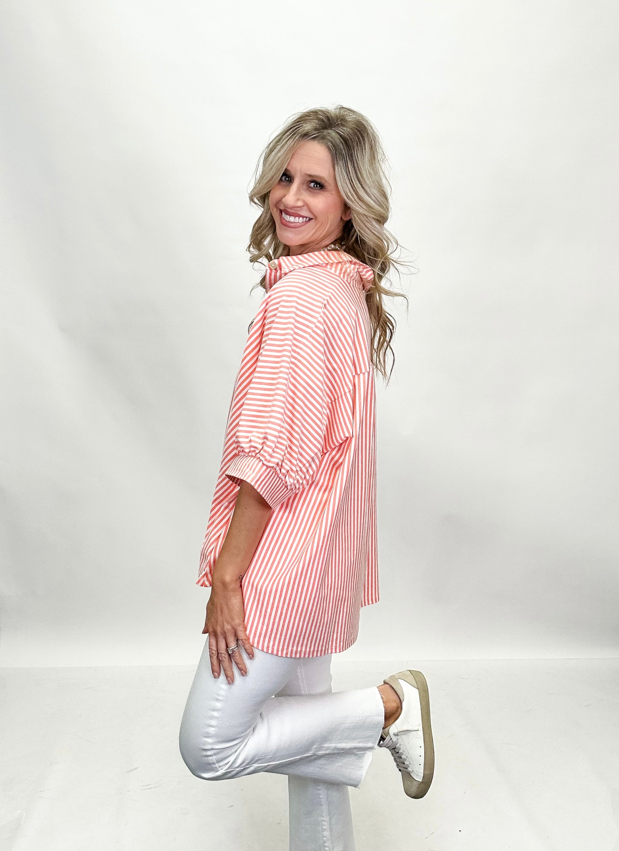 Laid Back Luxe Striped Top