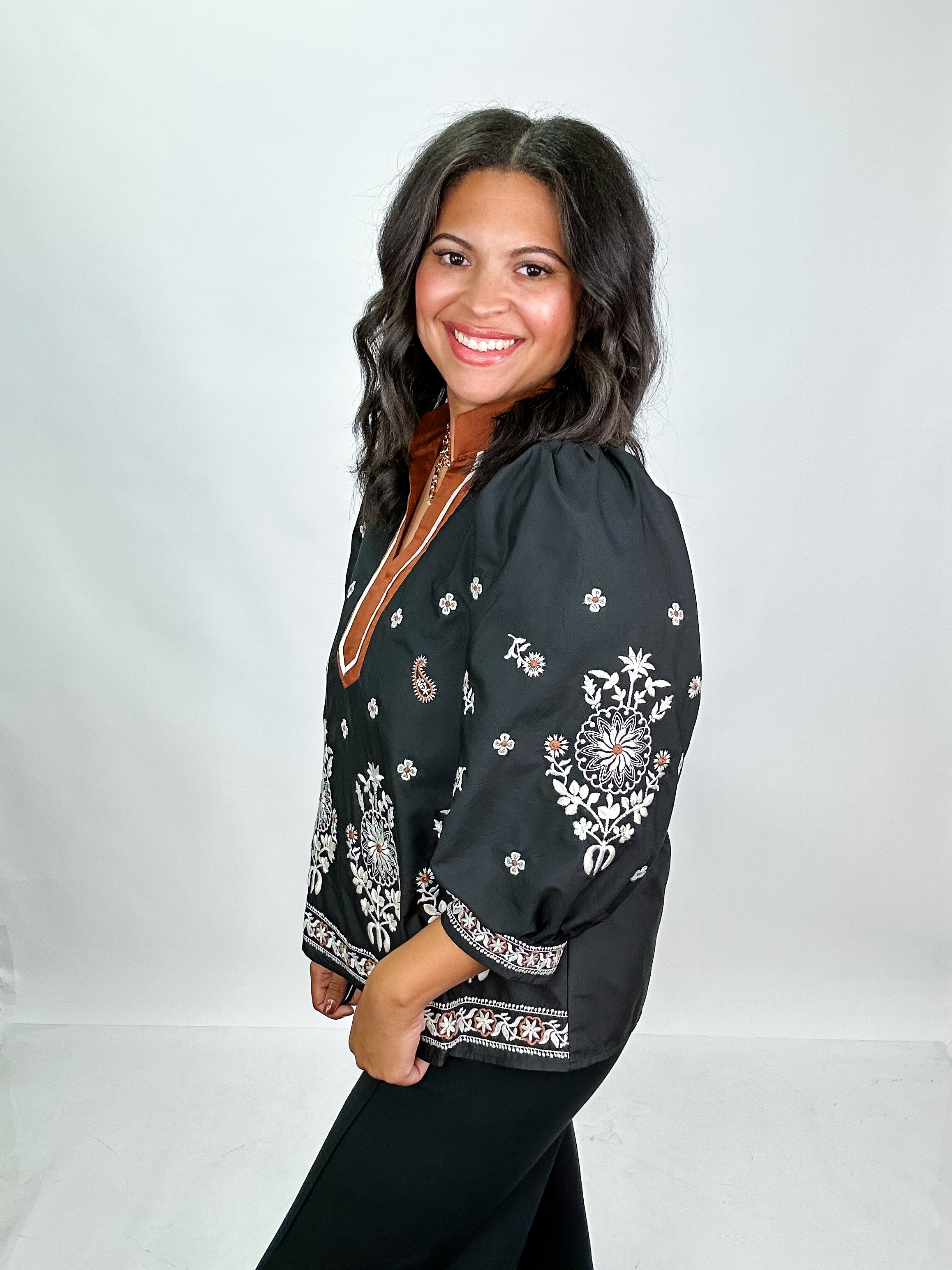 Nora Embroidered Blouse