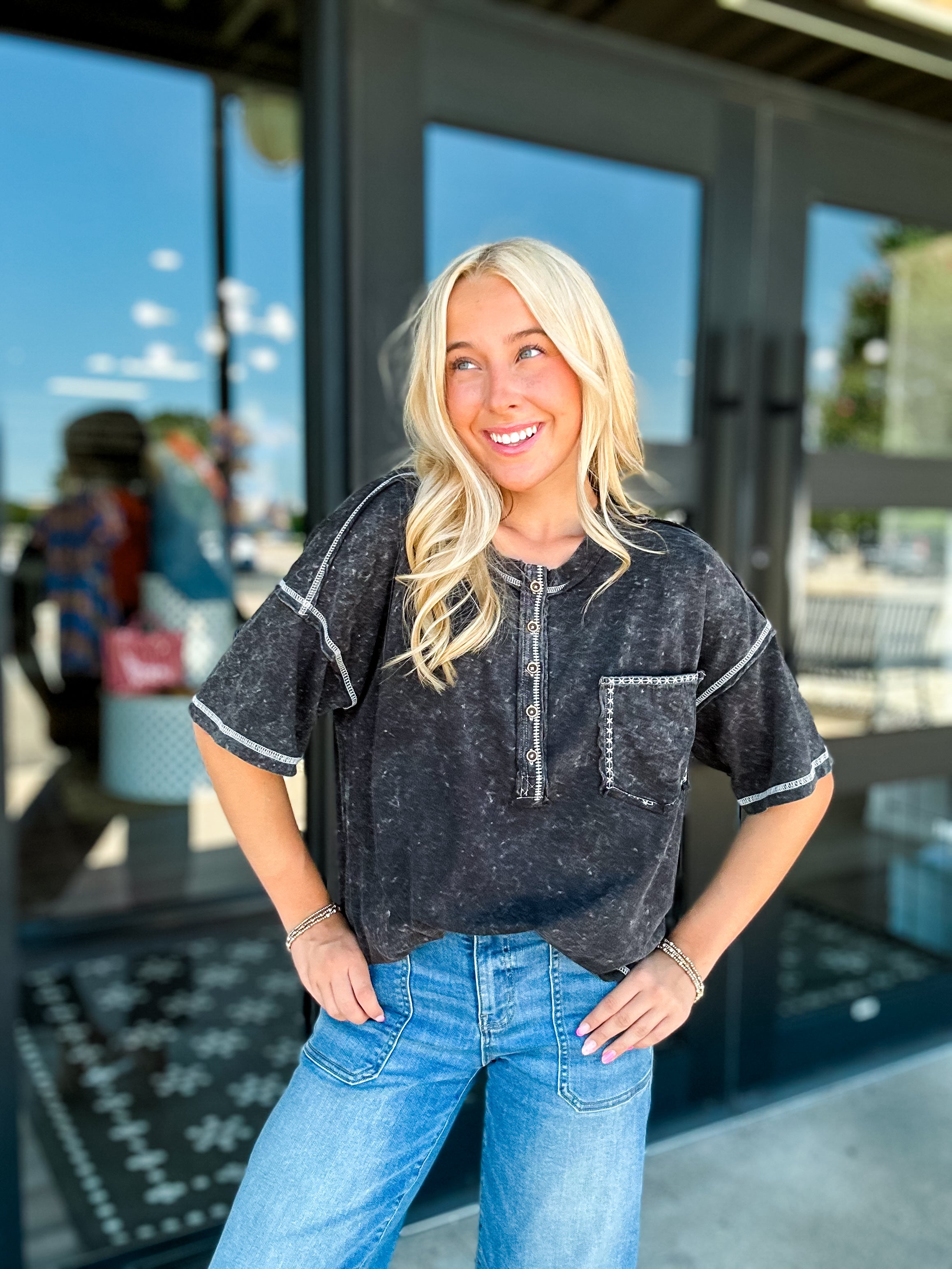 Canyon Stitch Top