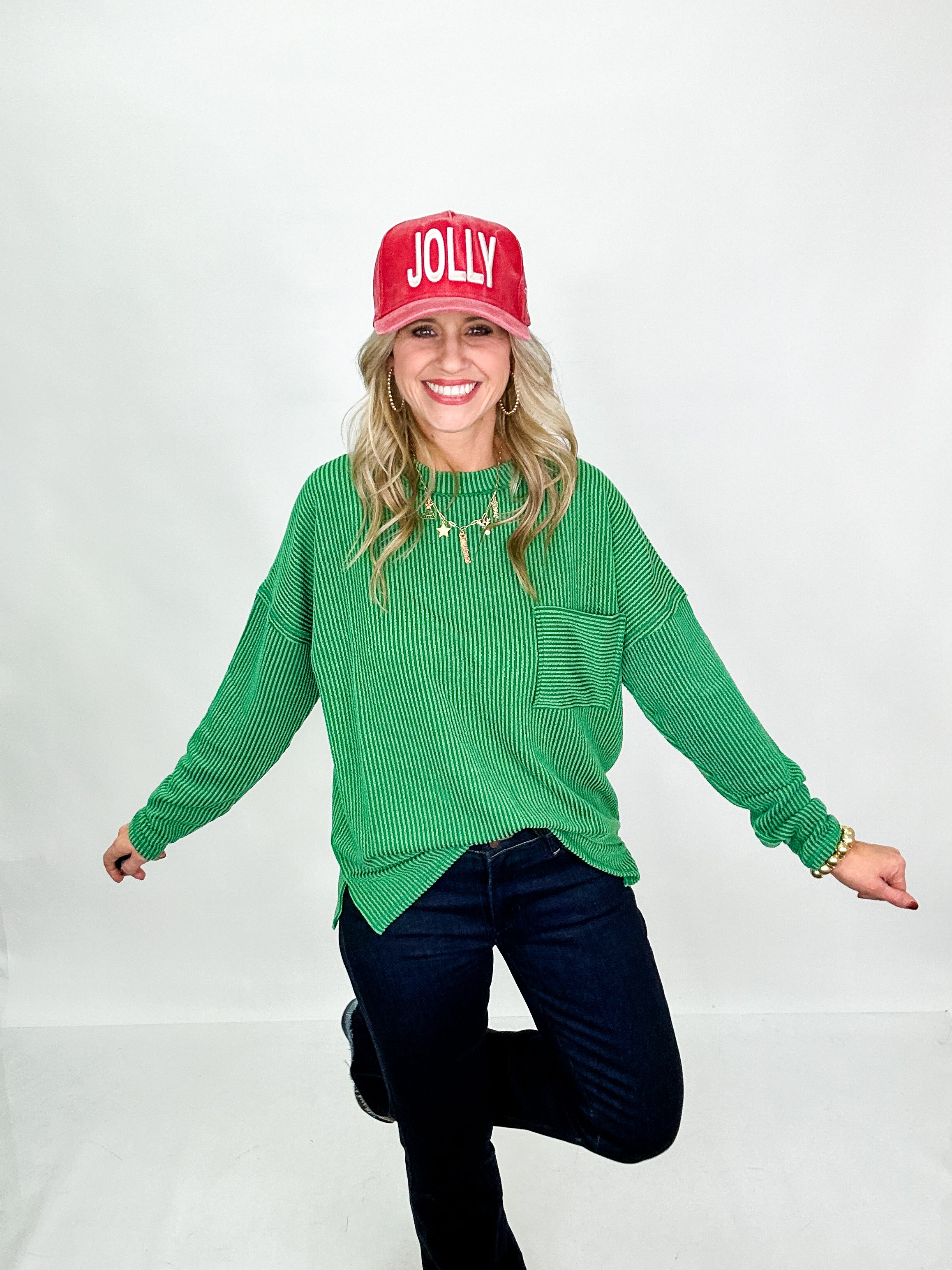 Hayden Ribbed Long Sleeve