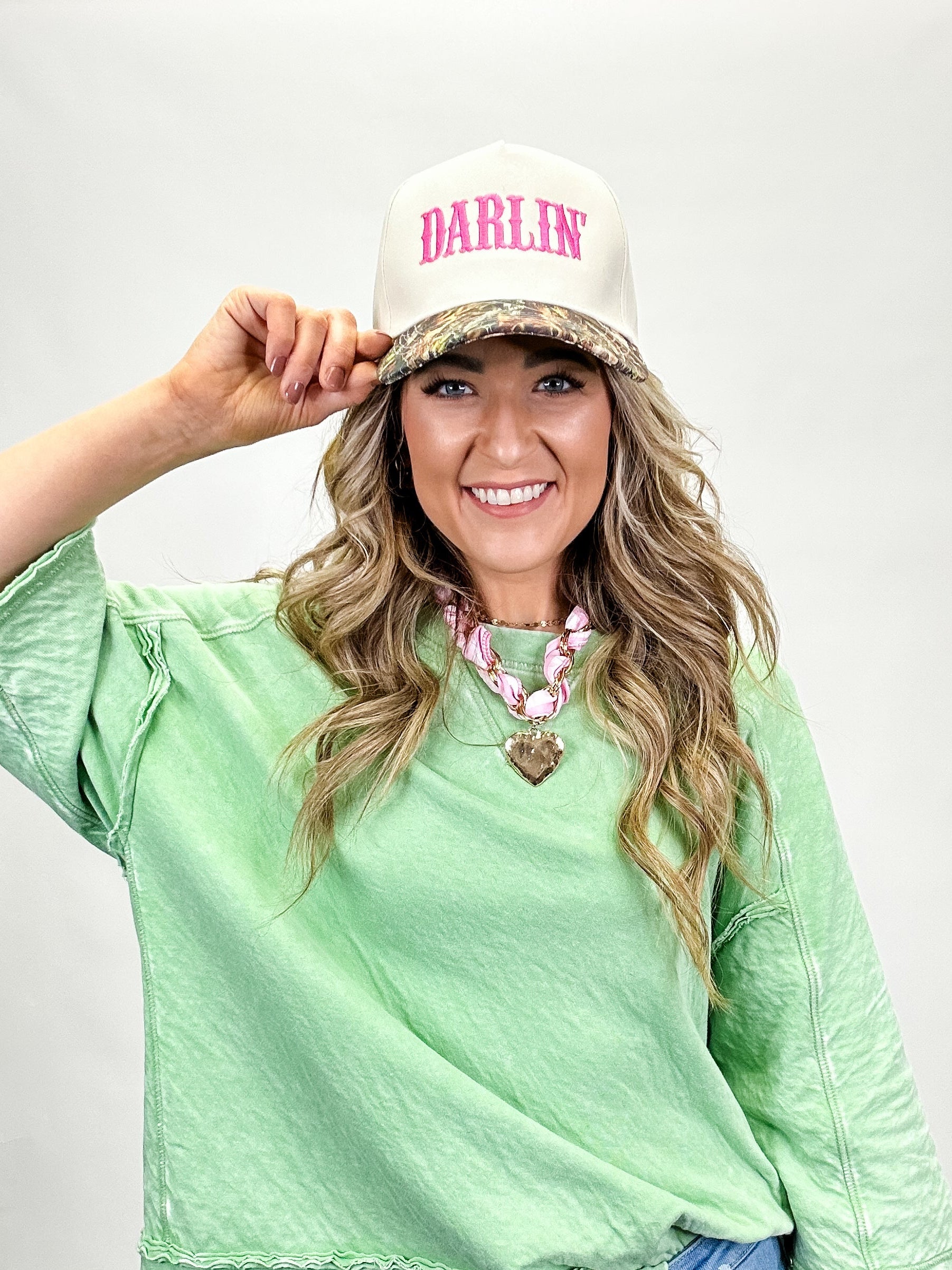 'Darlin' Embroidered Trucker Hat