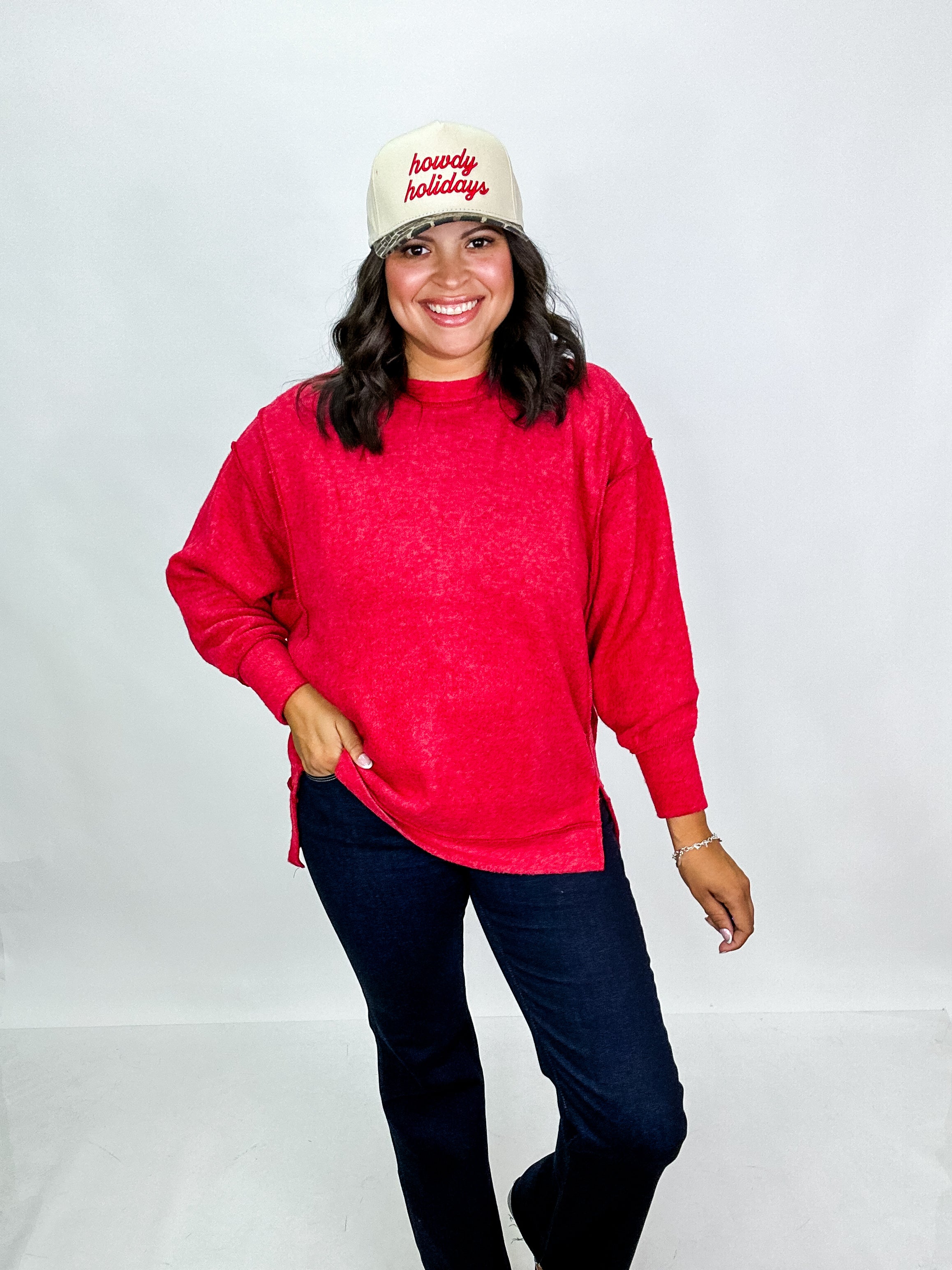 Harper Split Hem Pullover