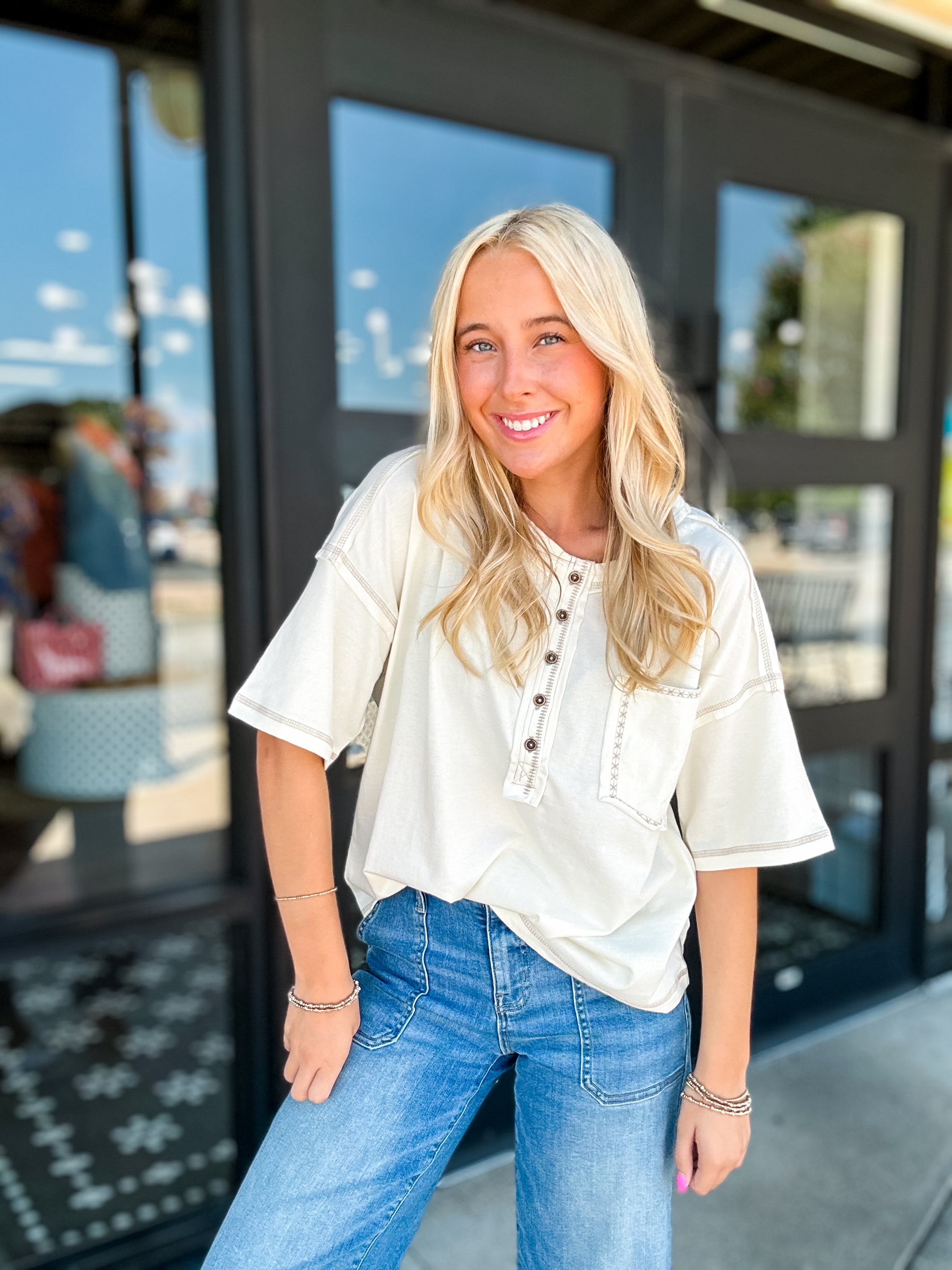 Canyon Stitch Top