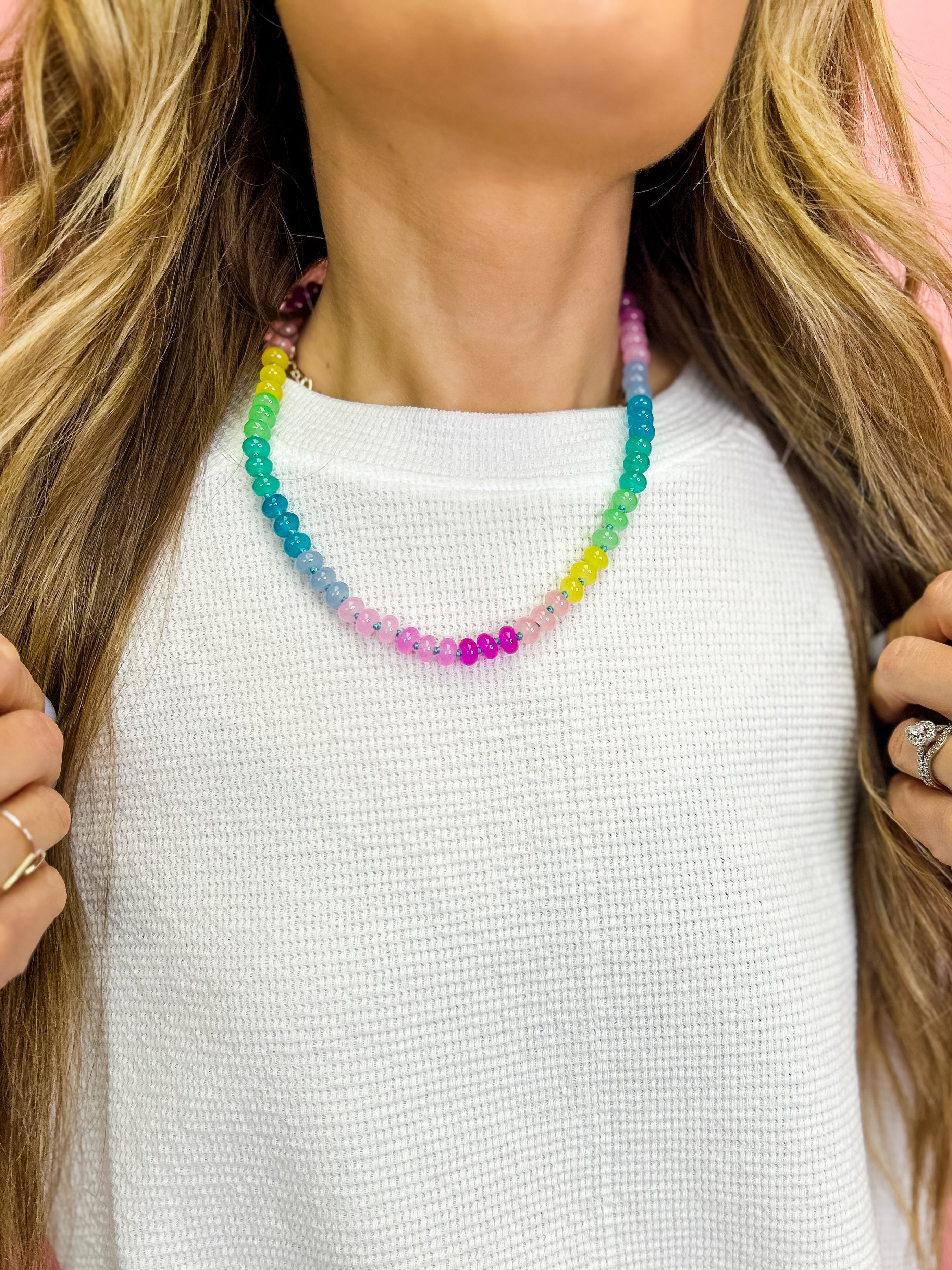 Color Pop Beaded Necklace