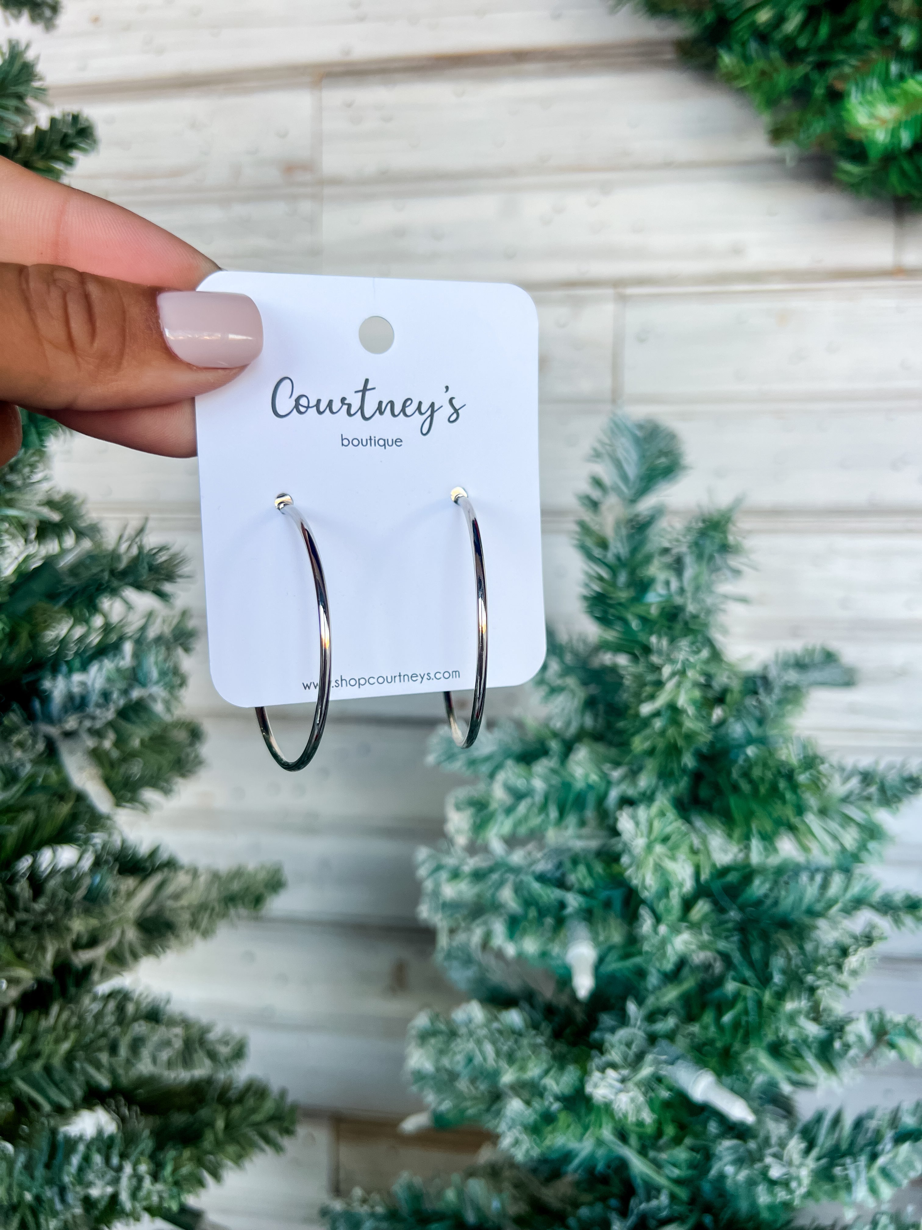 Timeless Hoops - Silver