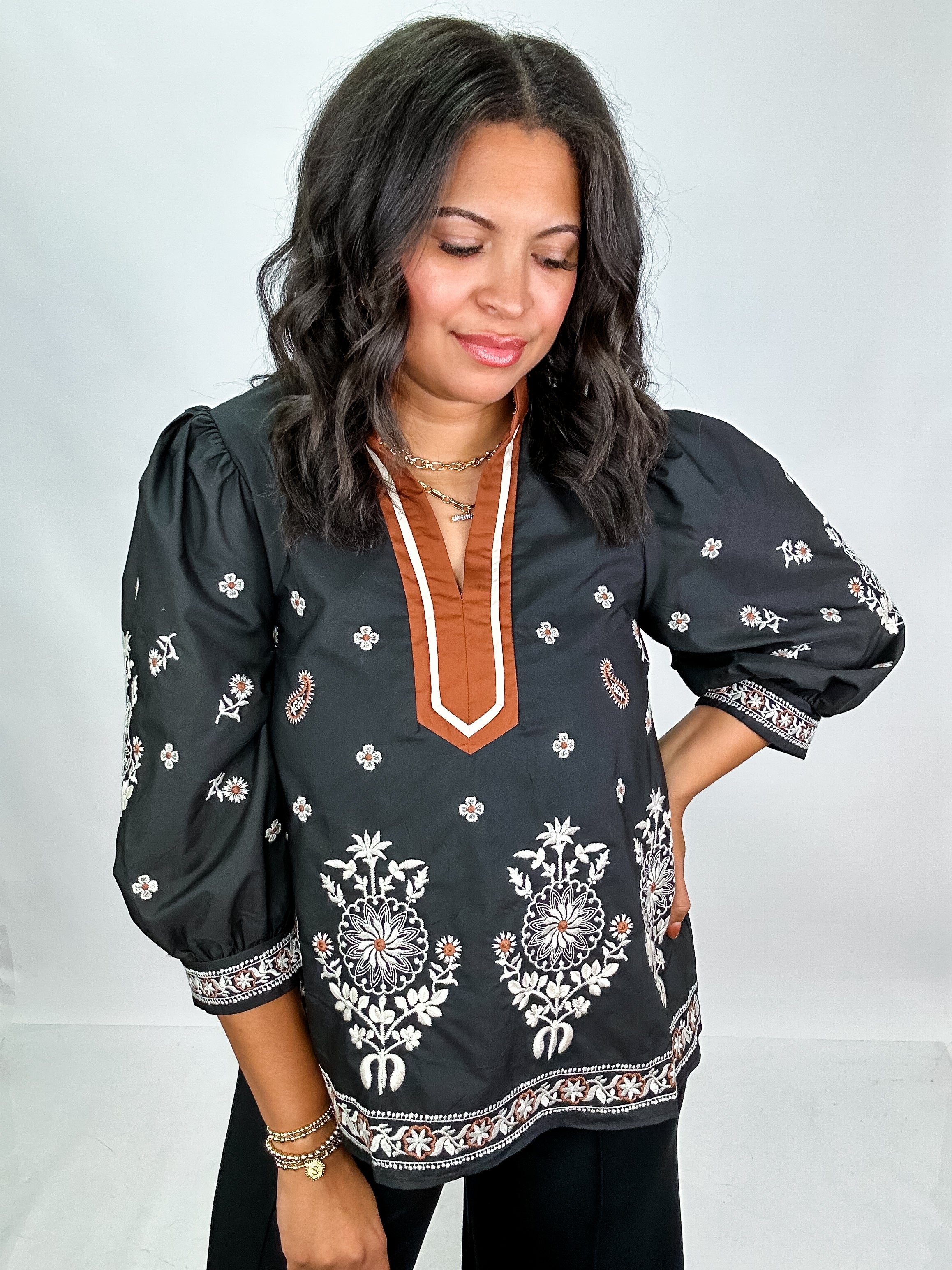 Nora Embroidered Blouse