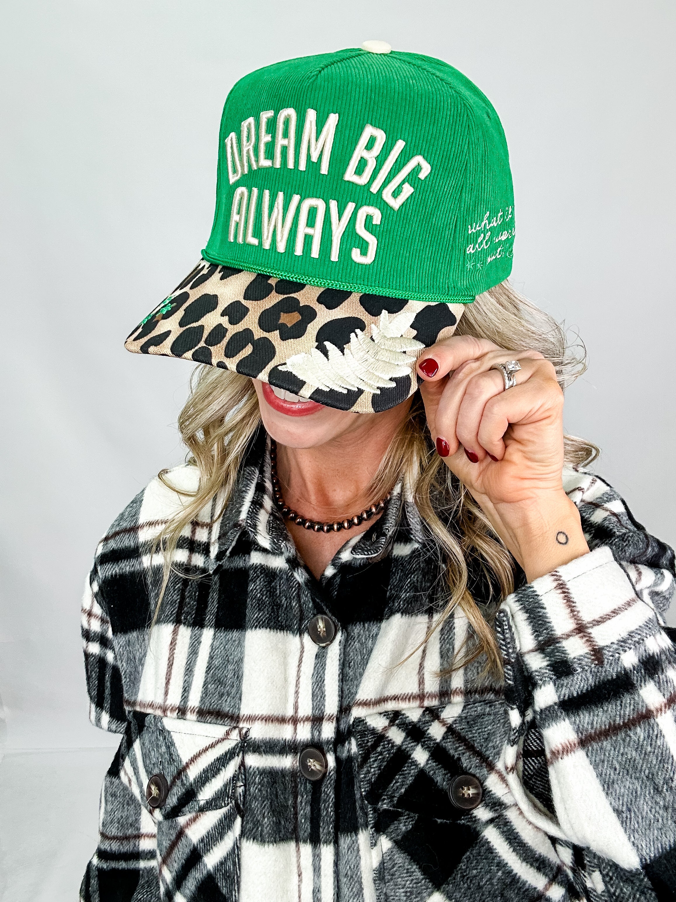 'Dream Big' Embroidered Trucker Hat