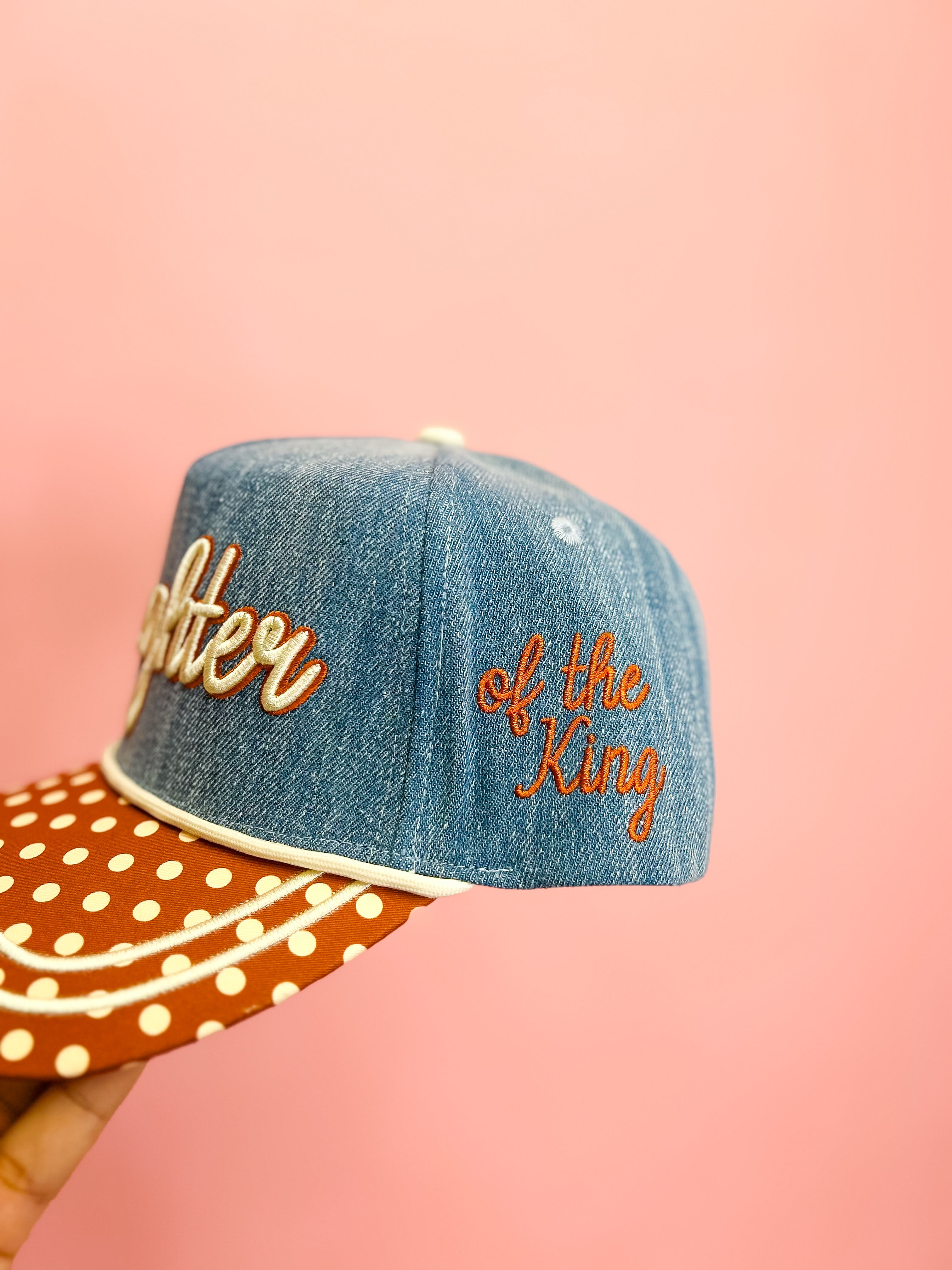 “Daughter of the King” Embroidered Trucker Hat