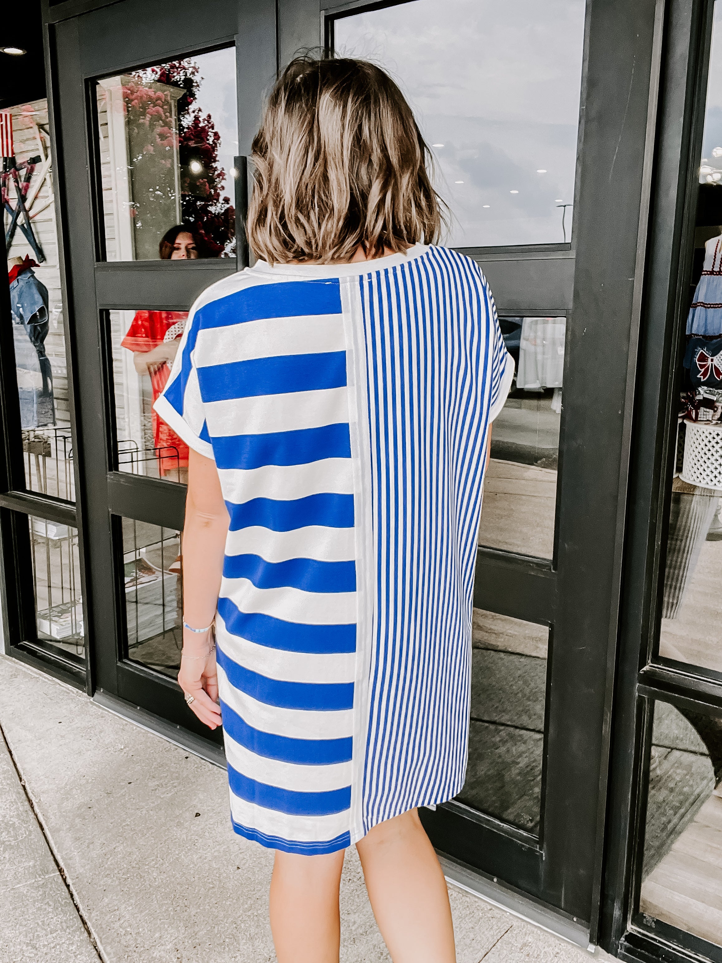 Mixed Emotions Stripe Dress