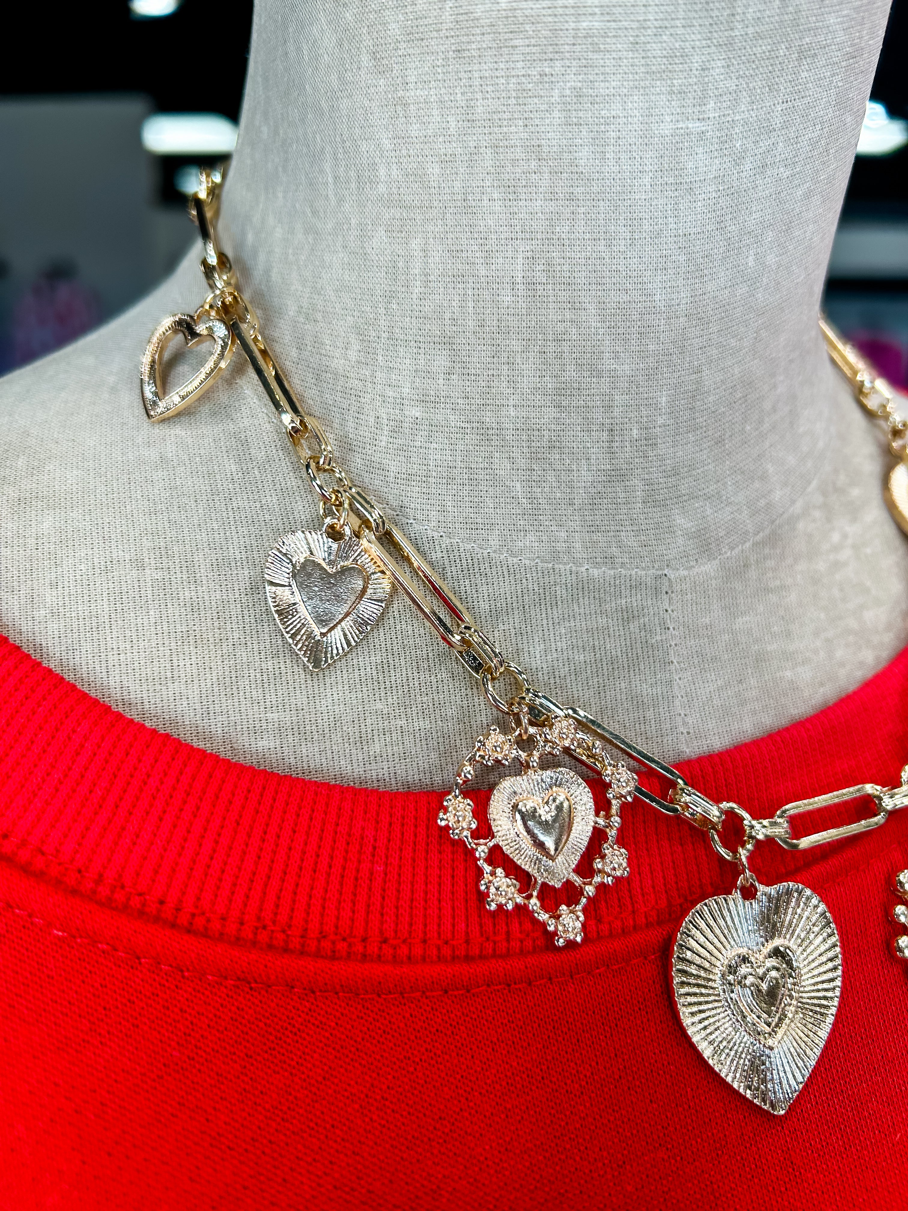 All My Heart Chunky Chain Necklace