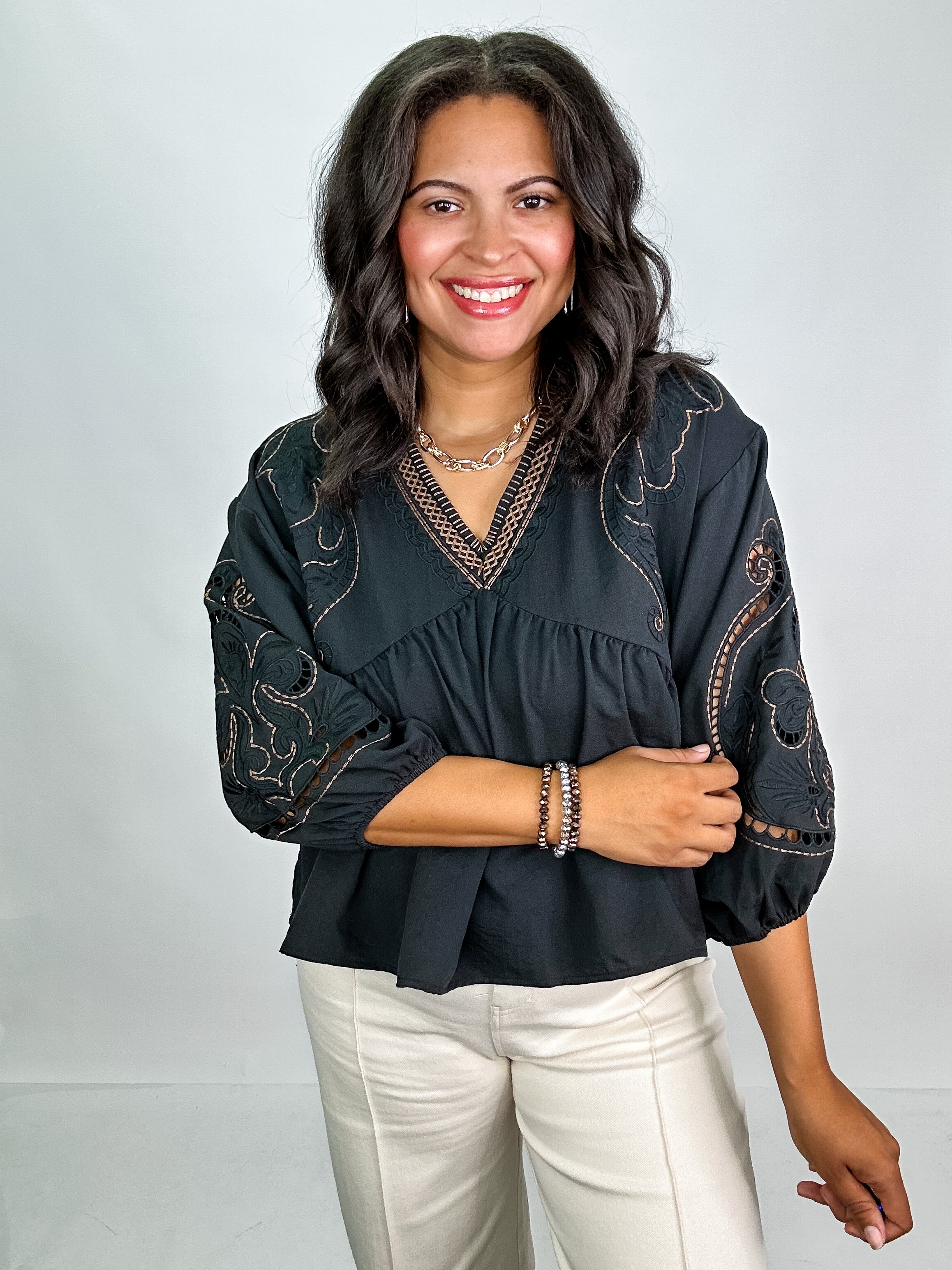 Ember Babydoll Blouse