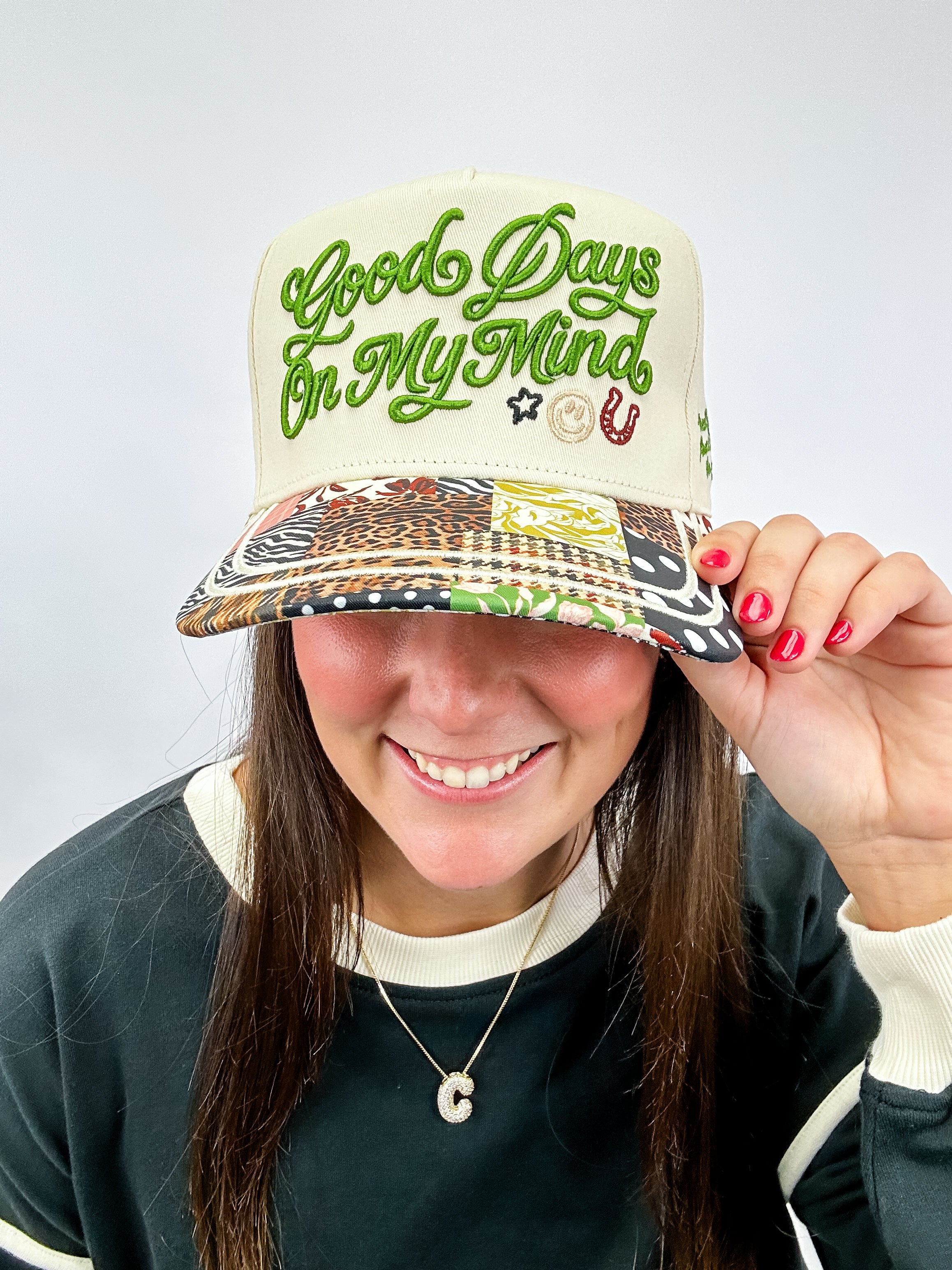 'Good Days' Embroidered Trucker Hat