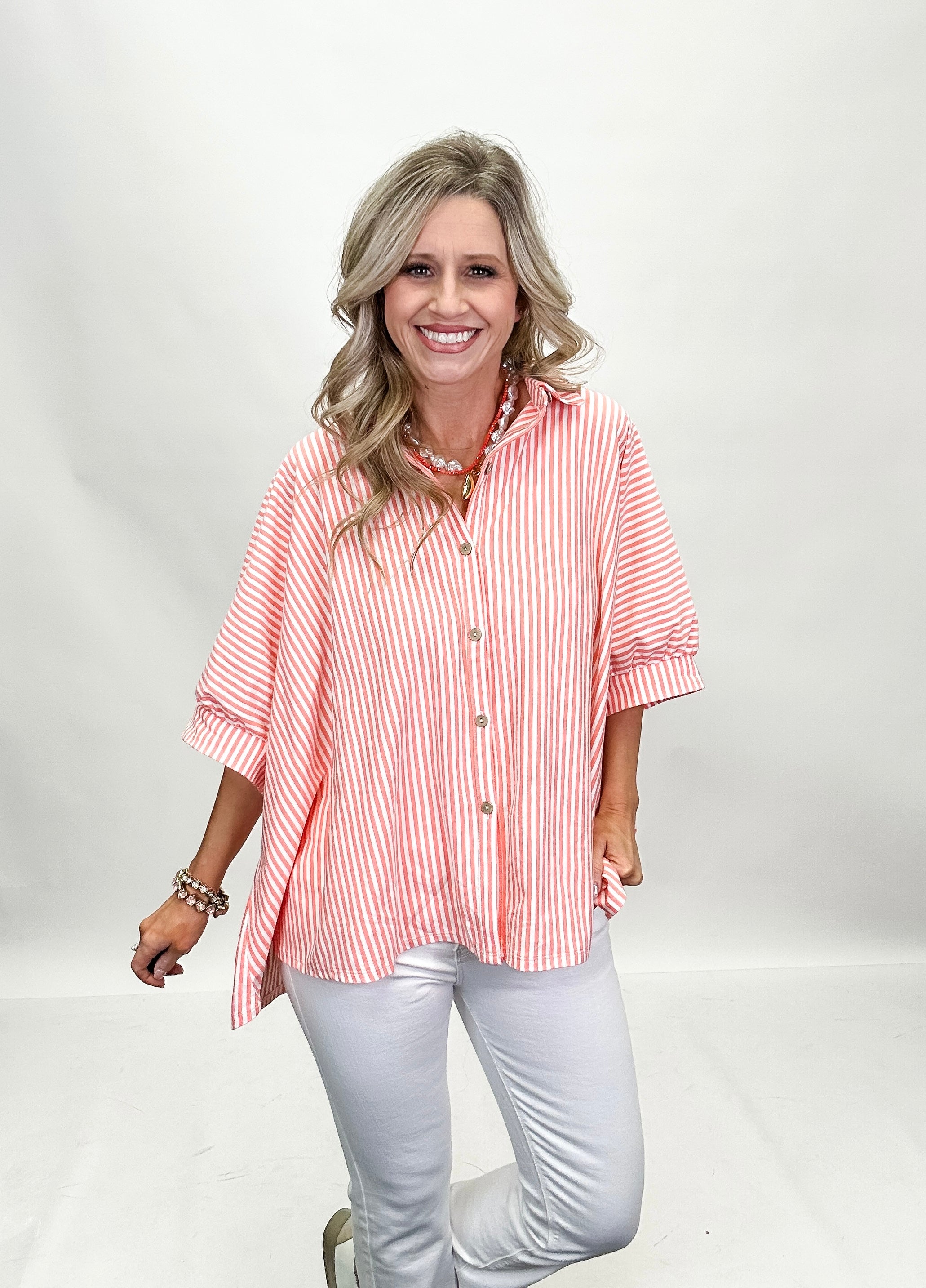 Laid Back Luxe Striped Top