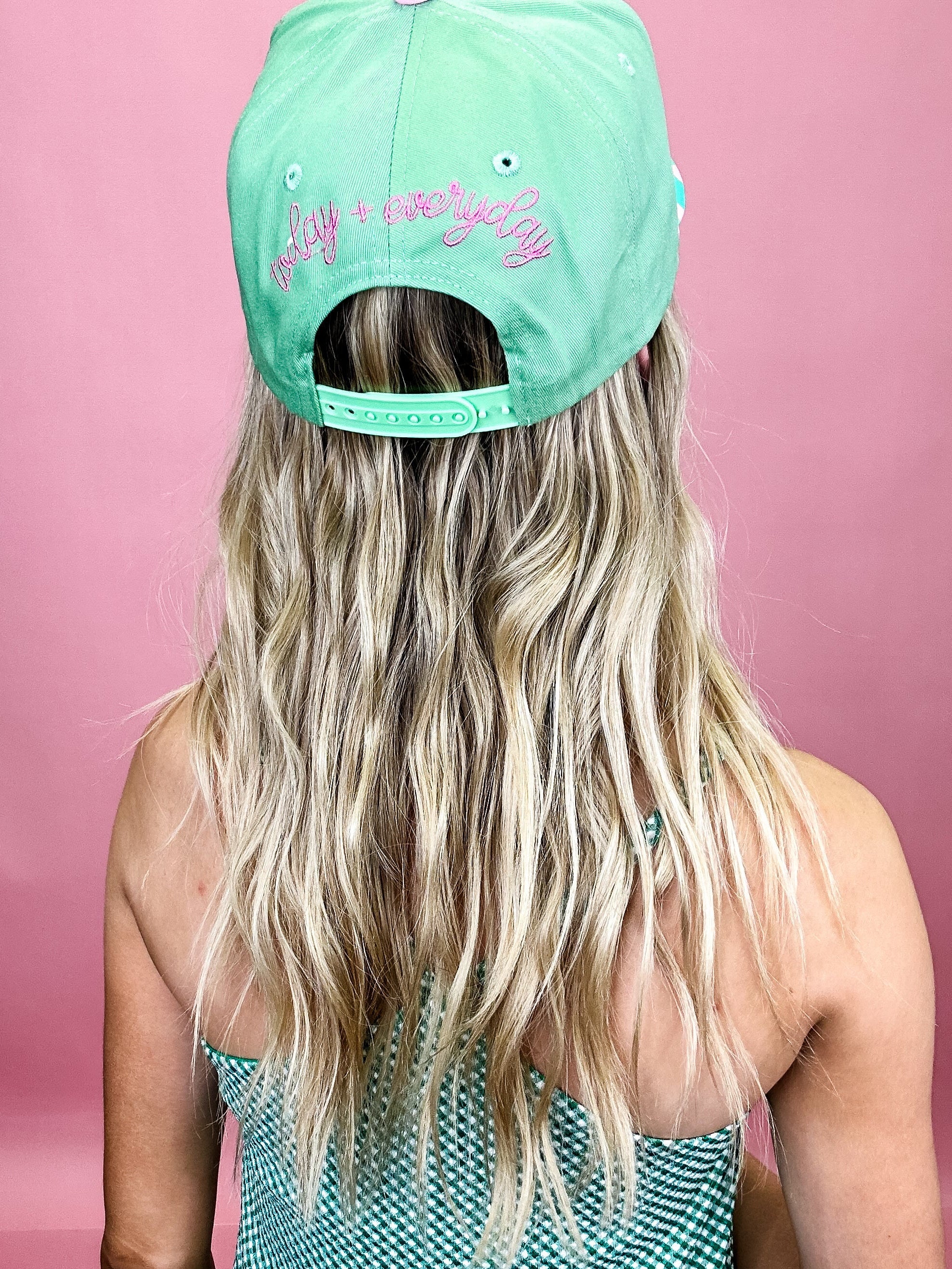 'How Lucky' Embroidered Trucker Hat