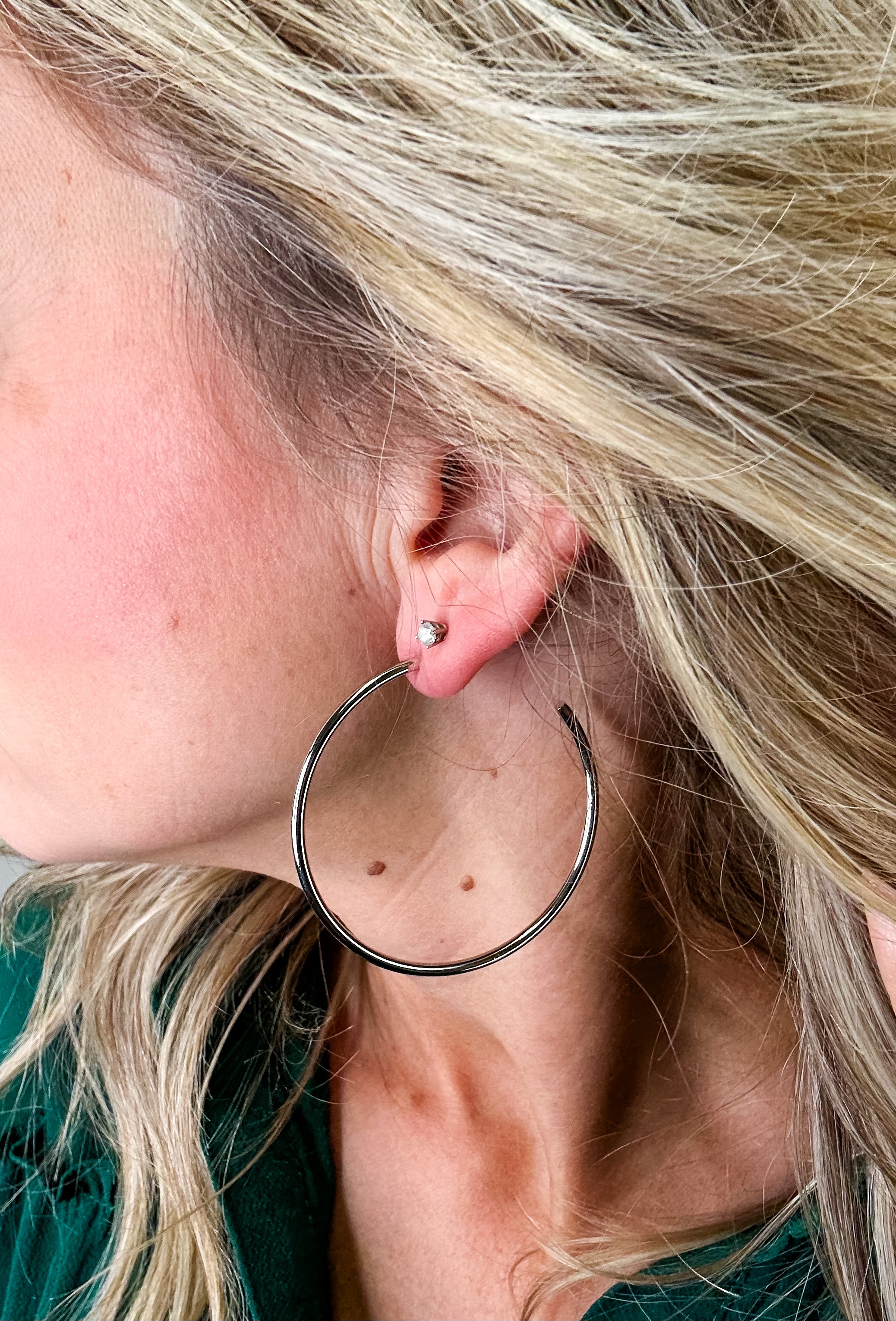 Timeless Hoops - Silver