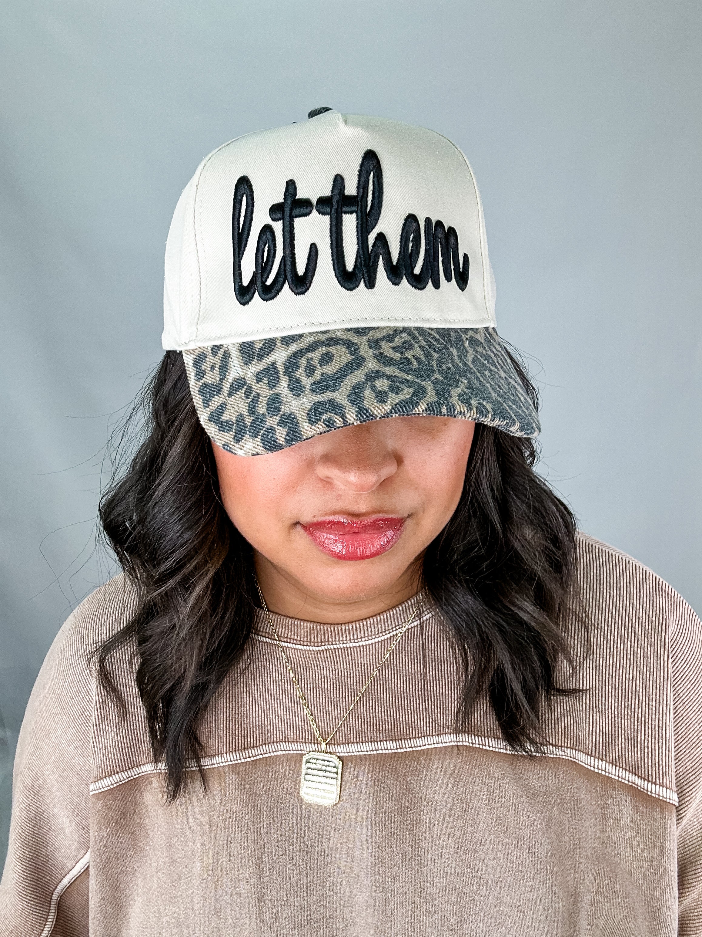 'Let Them' Embroidered Trucker Hat