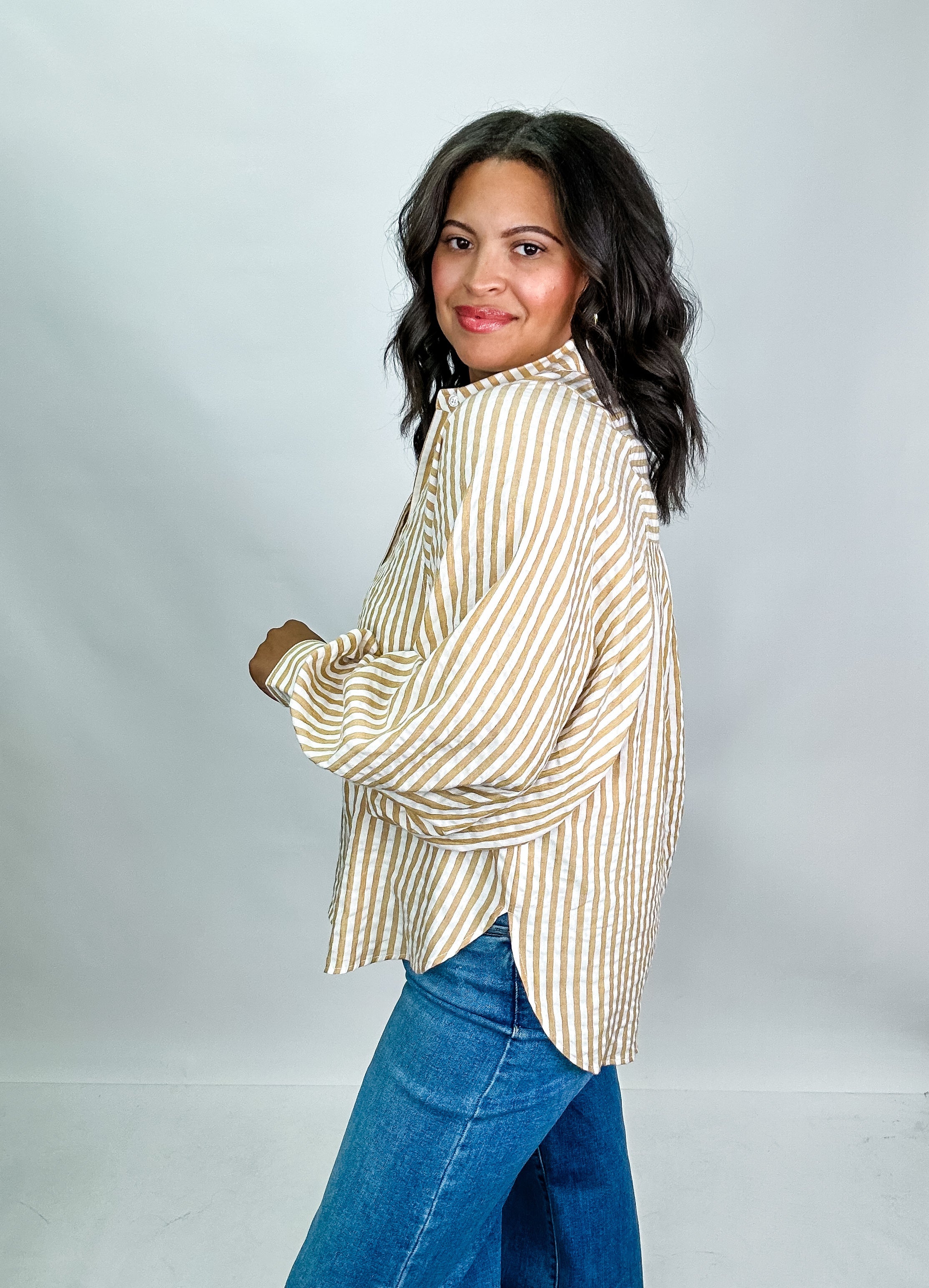 Marigold Button Down