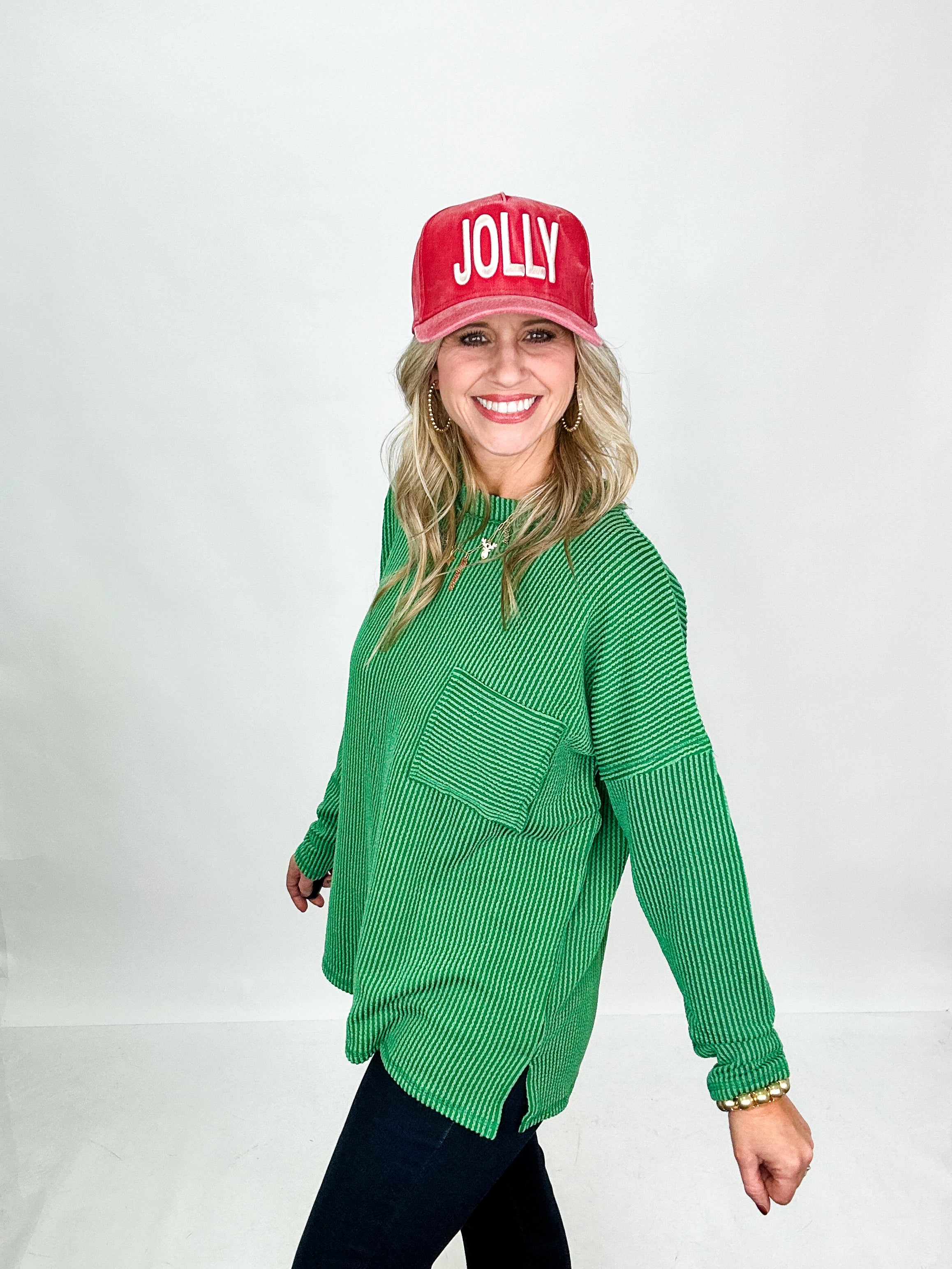 Hayden Ribbed Long Sleeve