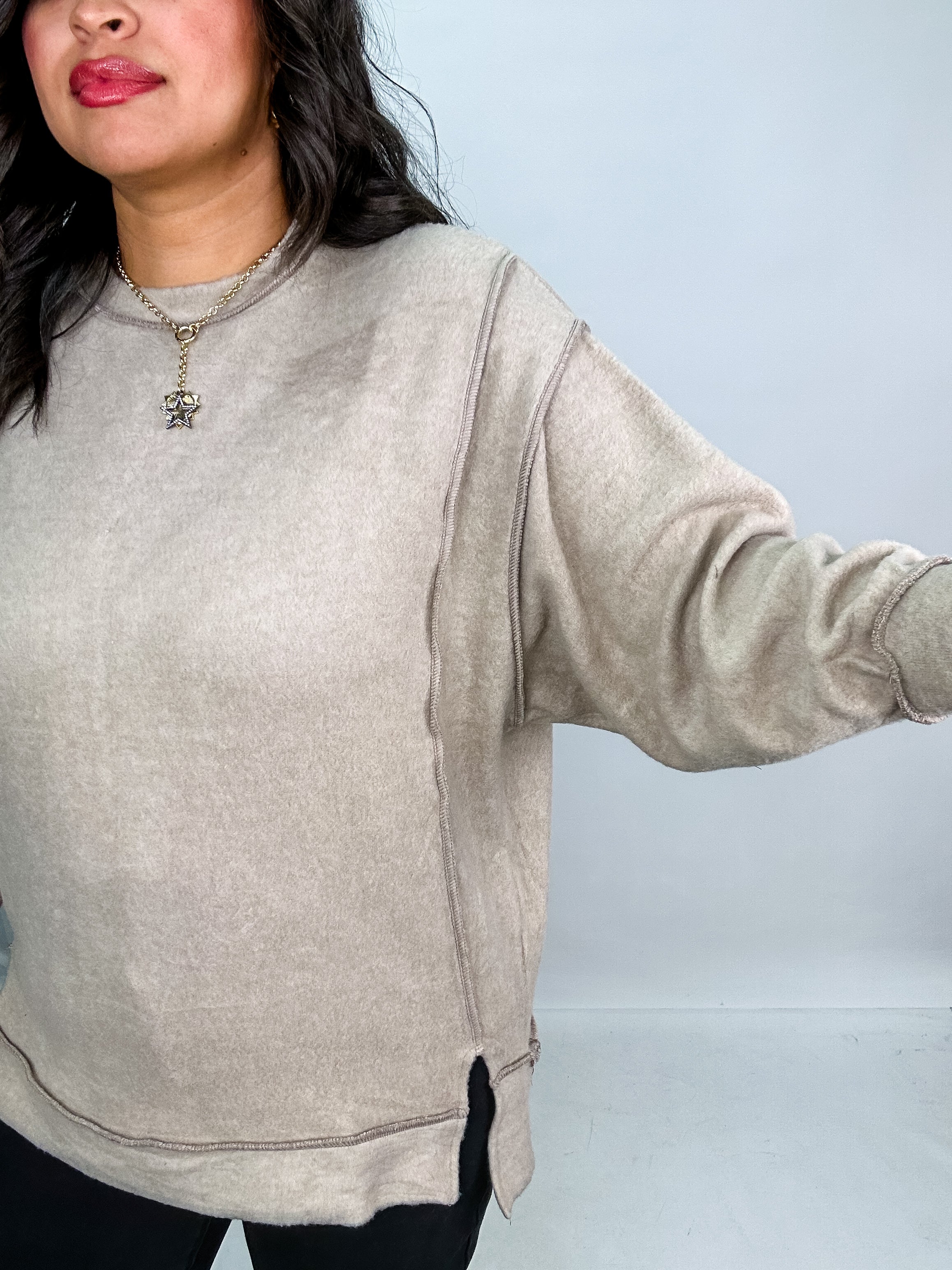 Harper Split Hem Pullover