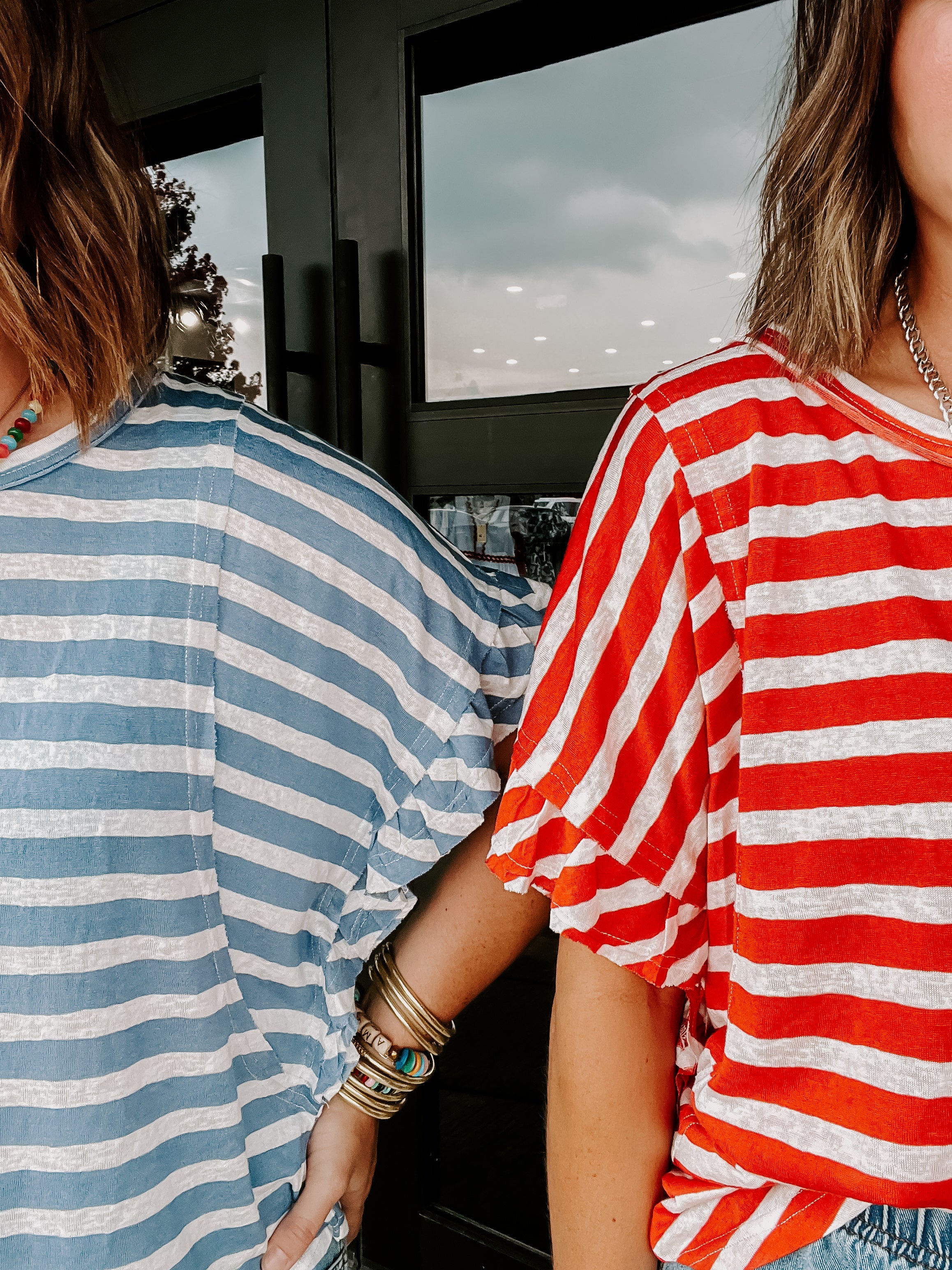 Breezy Oversized Stripe Top