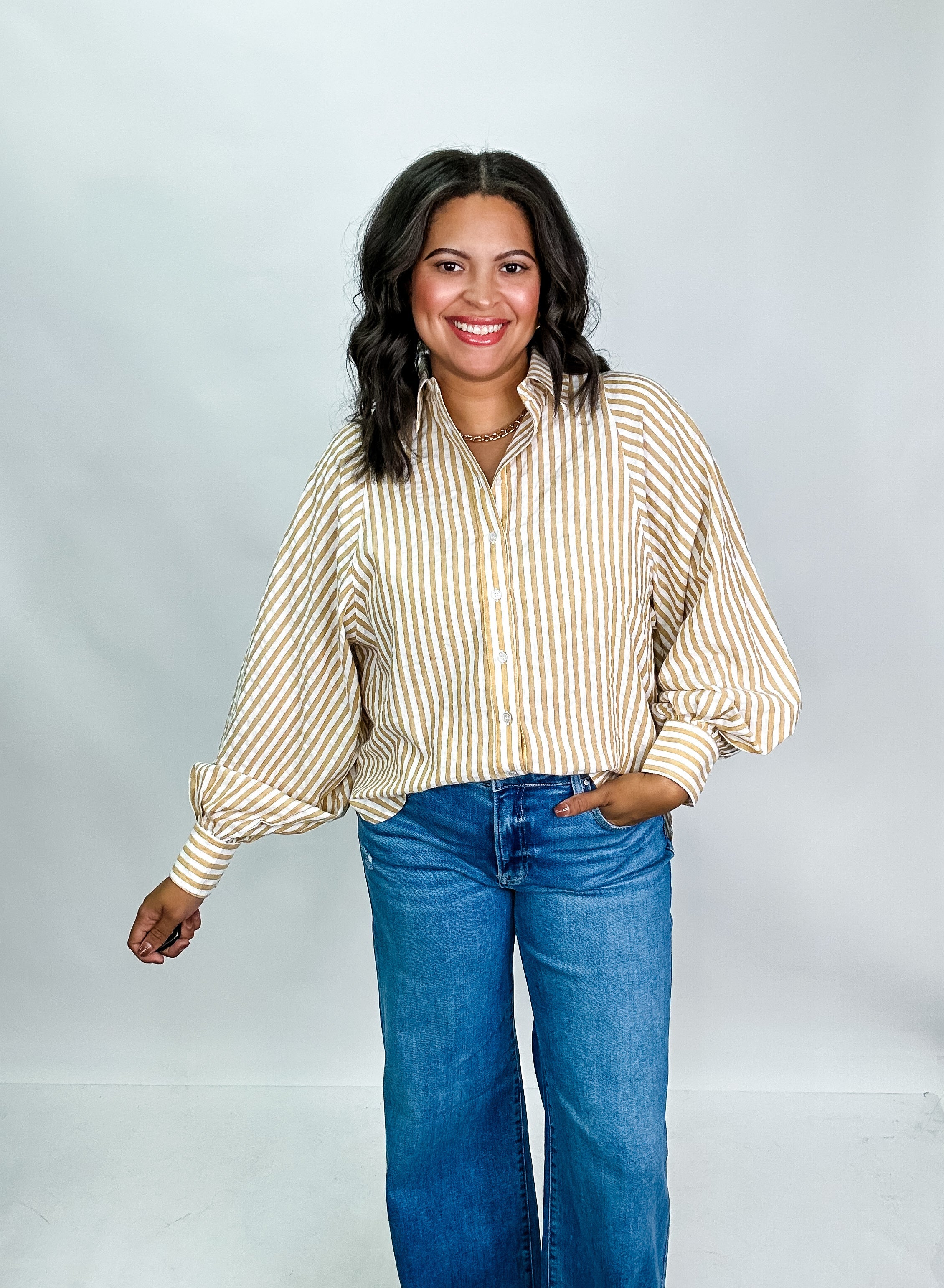 Marigold Button Down