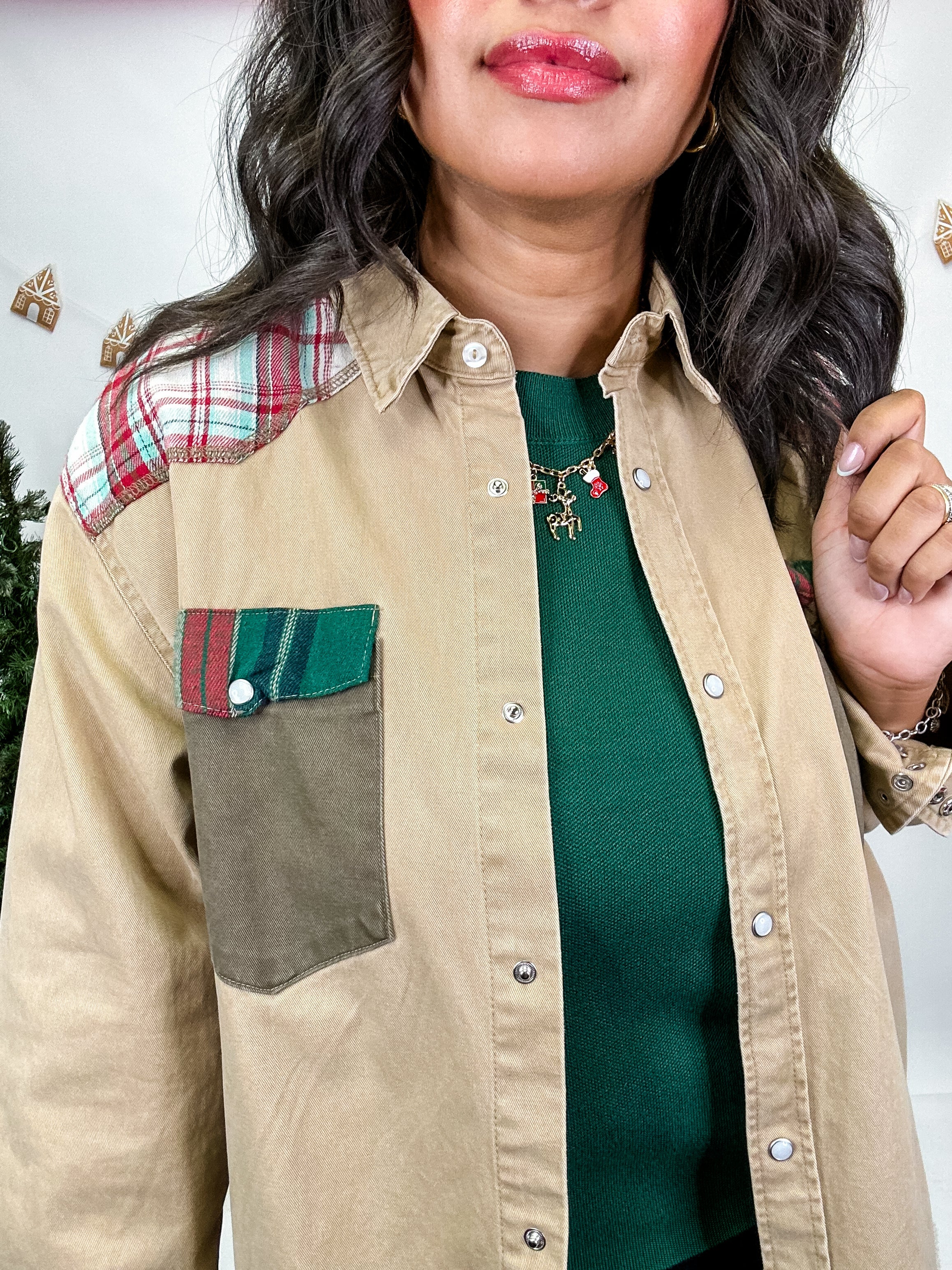 Aspen Button Front Top