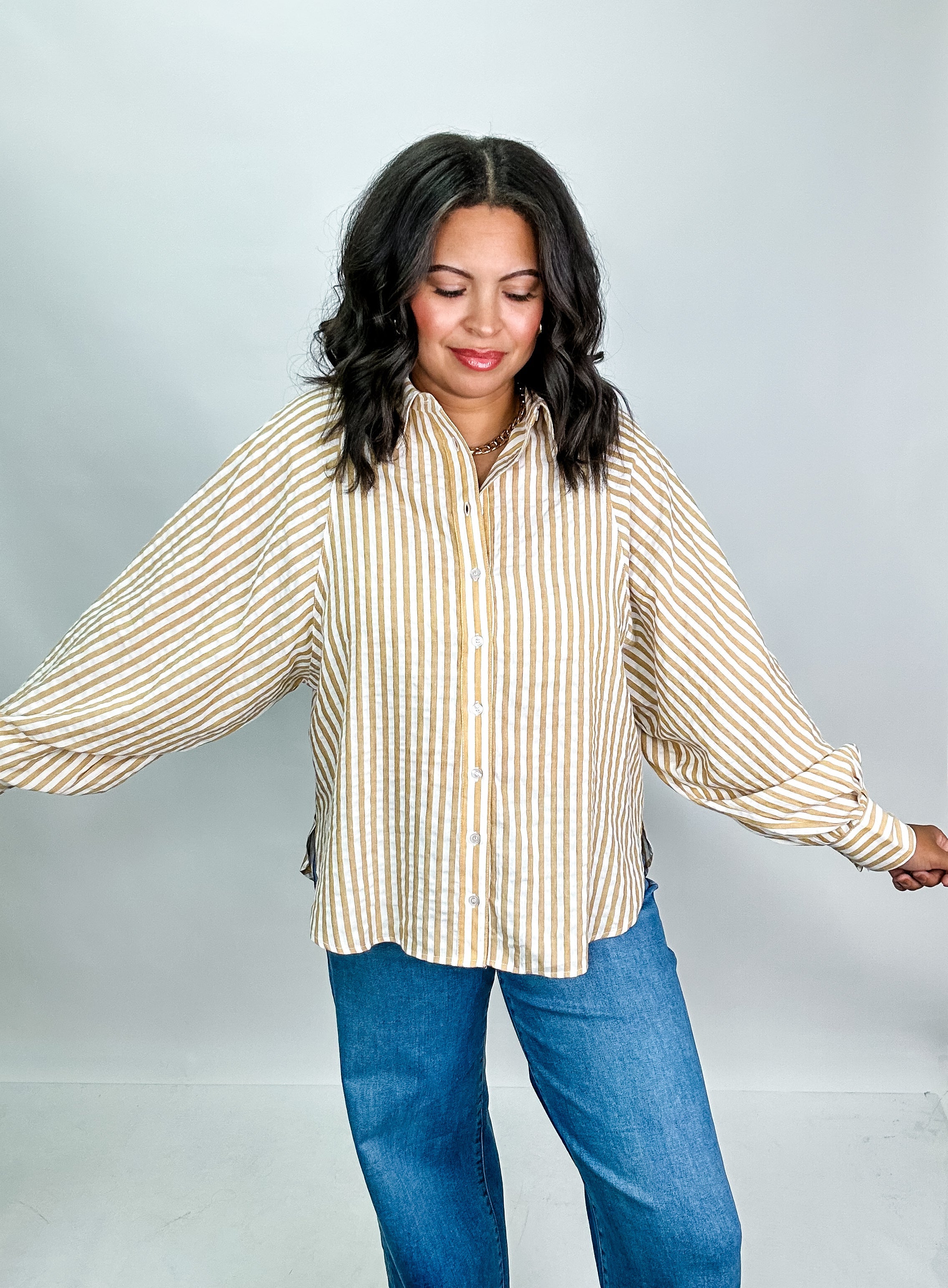 Marigold Button Down