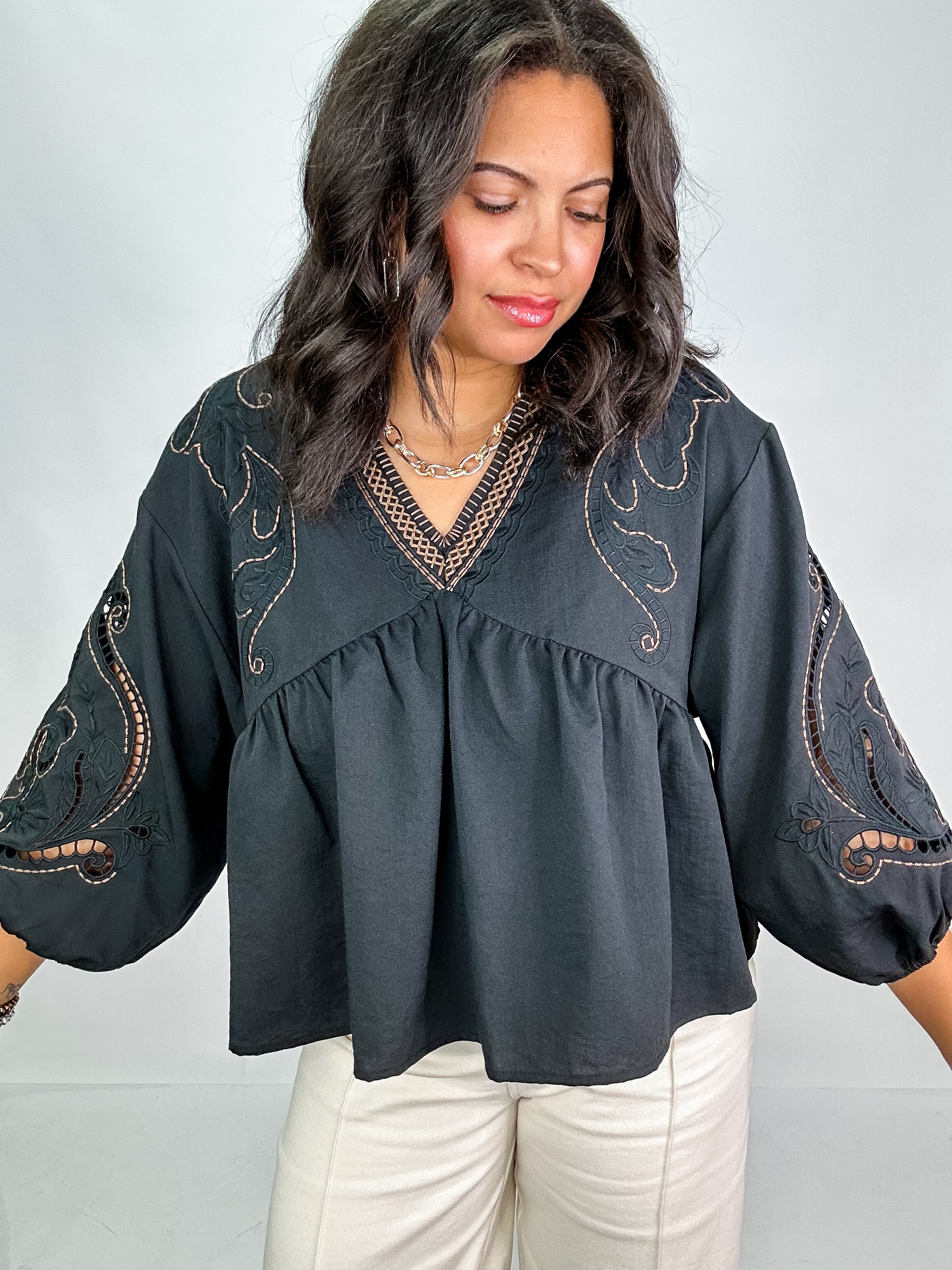 Ember Babydoll Blouse