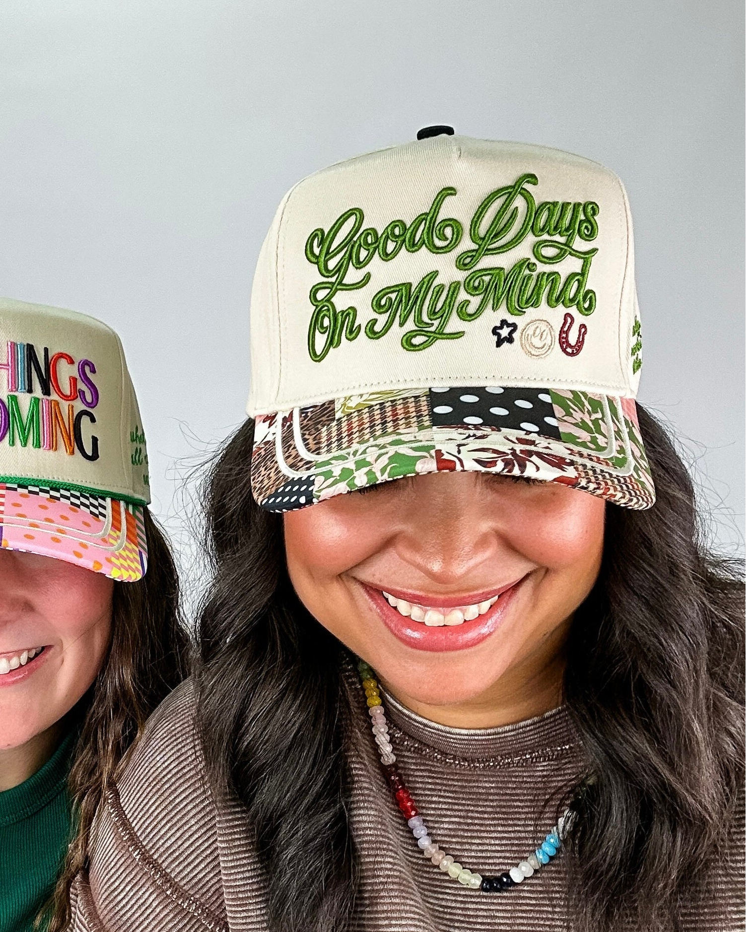 'Good Days' Embroidered Trucker Hat