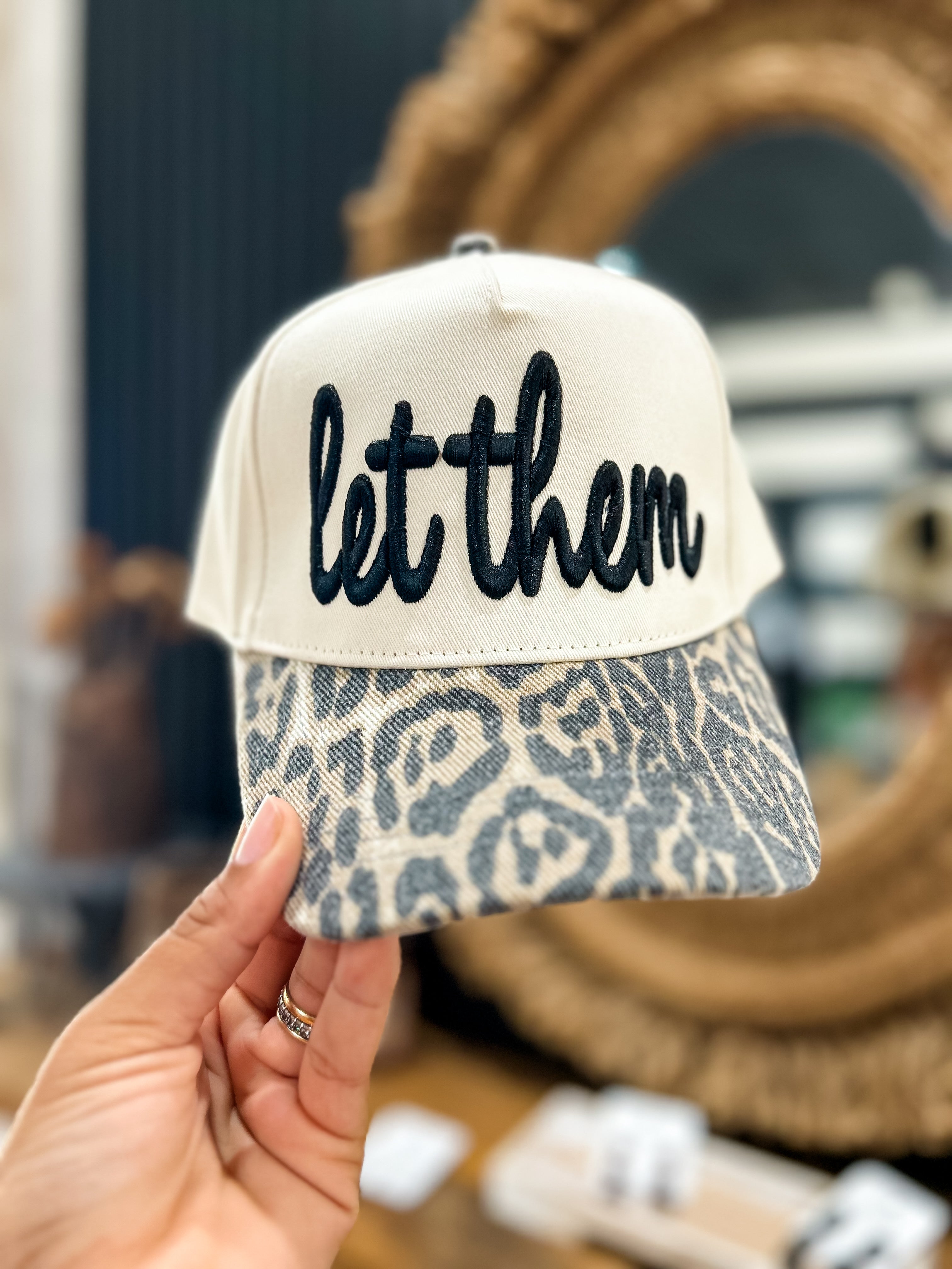 'Let Them' Embroidered Trucker Hat