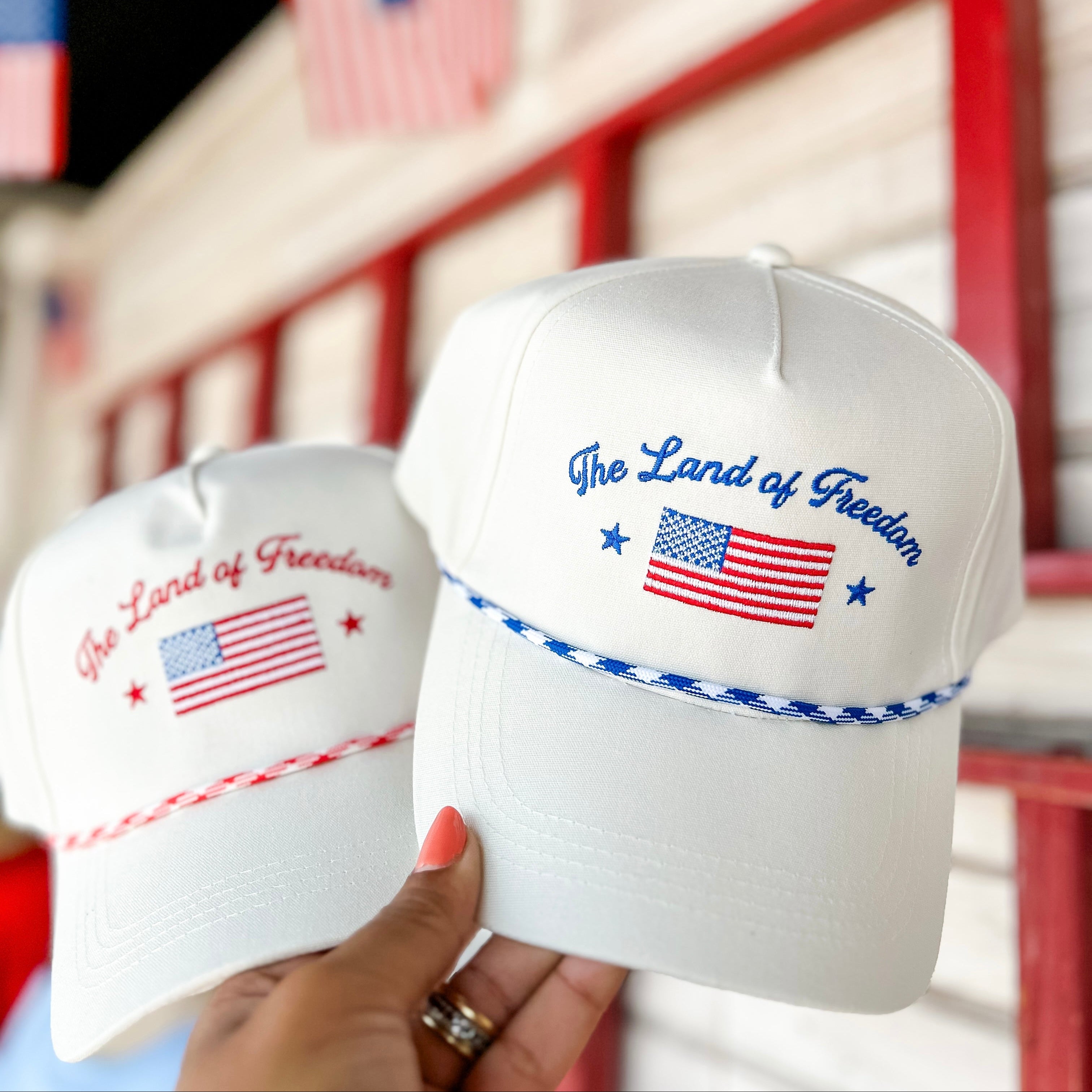'Freedom' Embroidered Trucker Hat