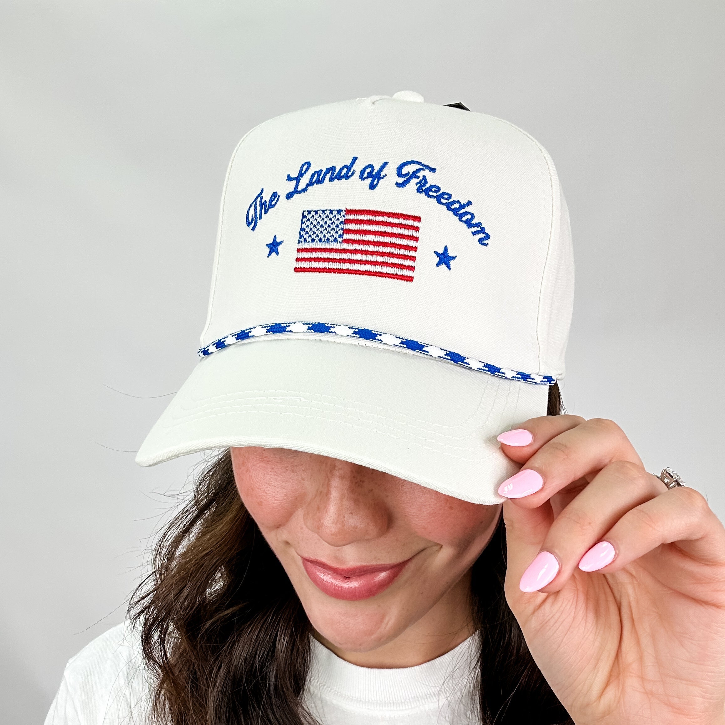 'Freedom' Embroidered Trucker Hat